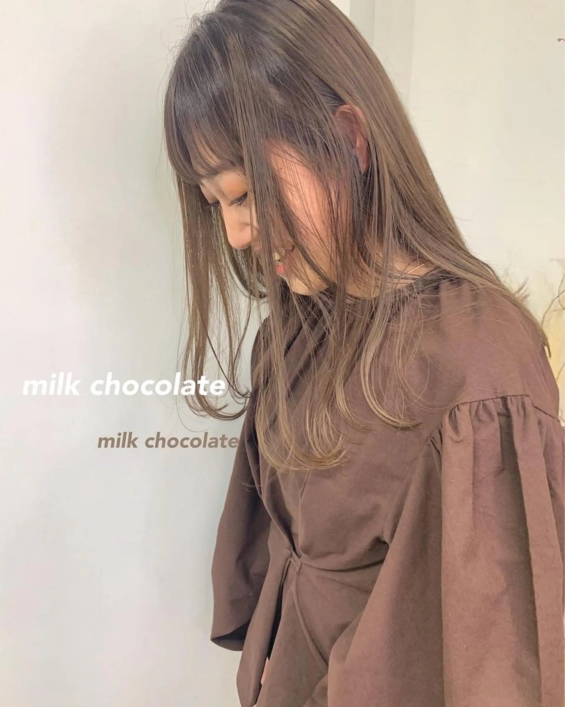 セミロング カラー ブリーチ ヘアカラー トリートメント salowin梅田所属・レイヤー/顔周り /AKARIのヘアスタイル