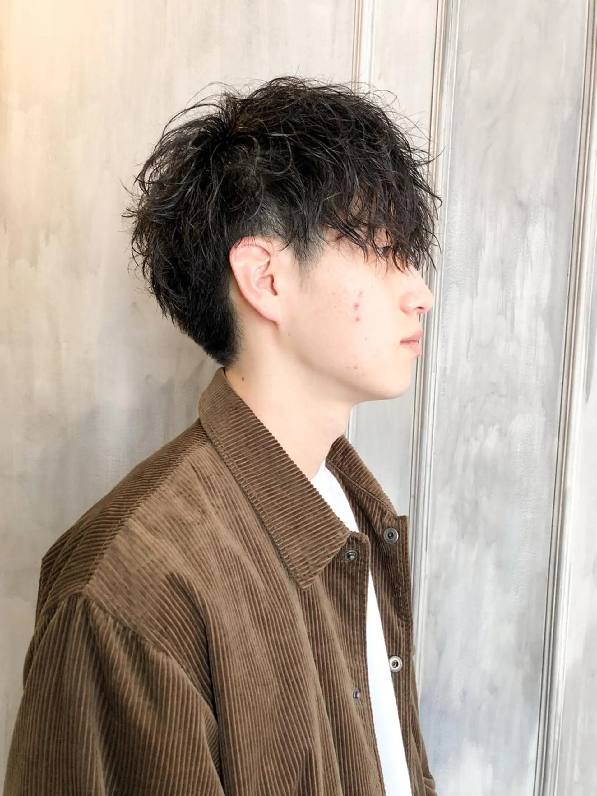 パーマ メンズ メンズパーマ 水谷 俊一のヘアスタイル