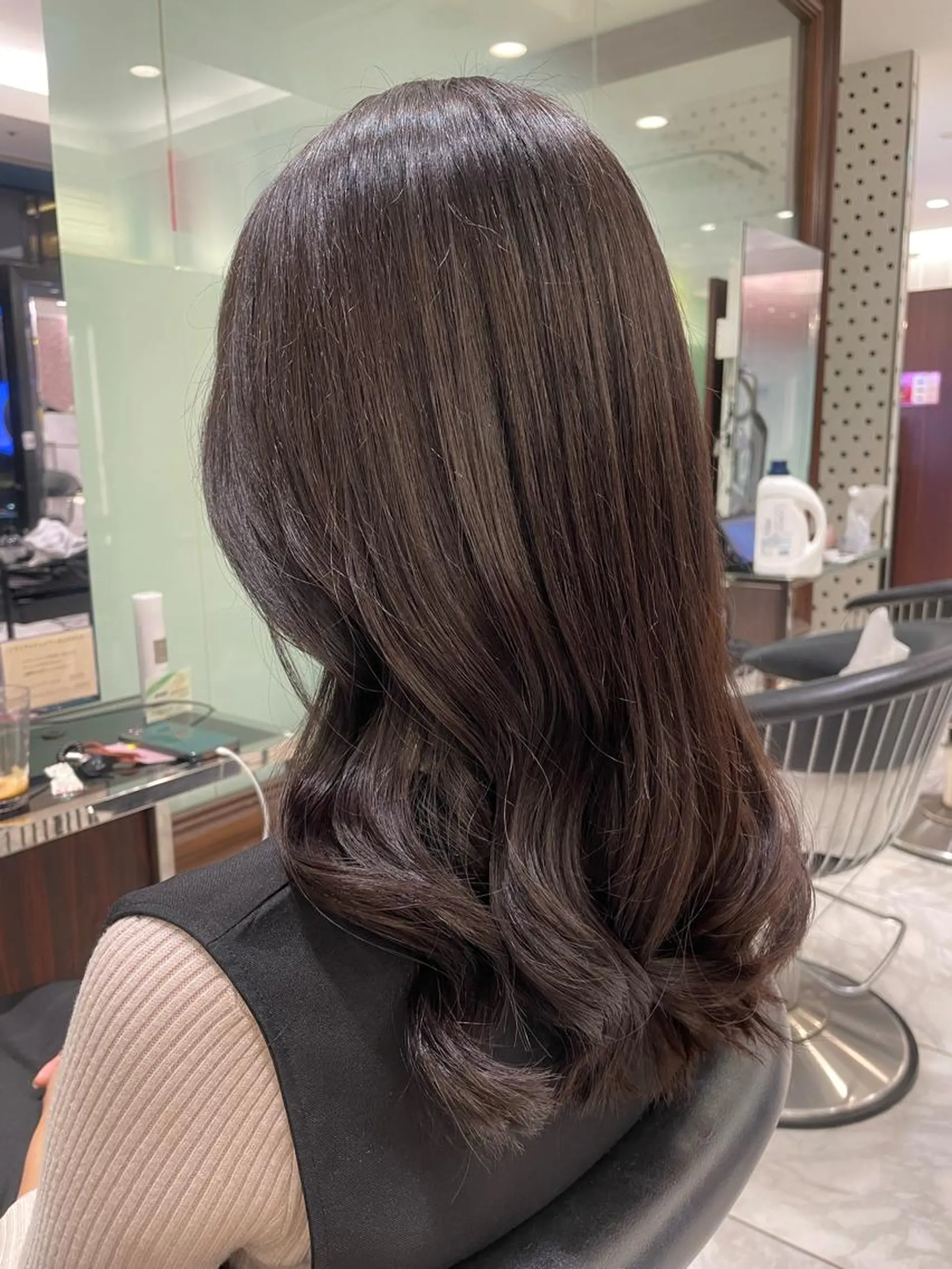 セミロング ヘアセット 韓国風パーマ/ヘア セット/店長みづきのヘアスタイル