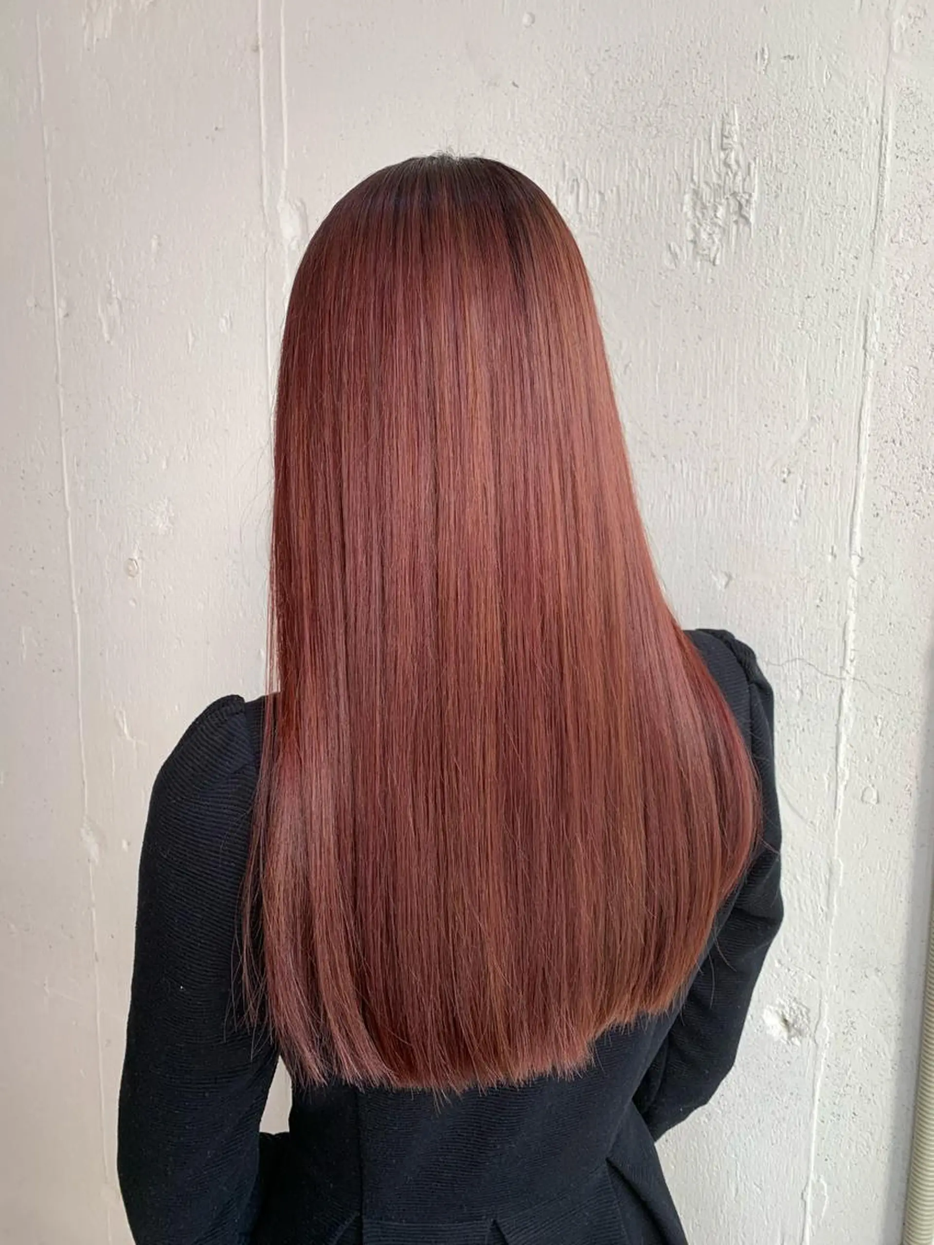 ロング カラー ピンクカラー レッドカラー ロング カット ヘアカラー トリートメント 💛丁寧さNo.🥇 🧸片山智裕💛のヘアスタイル