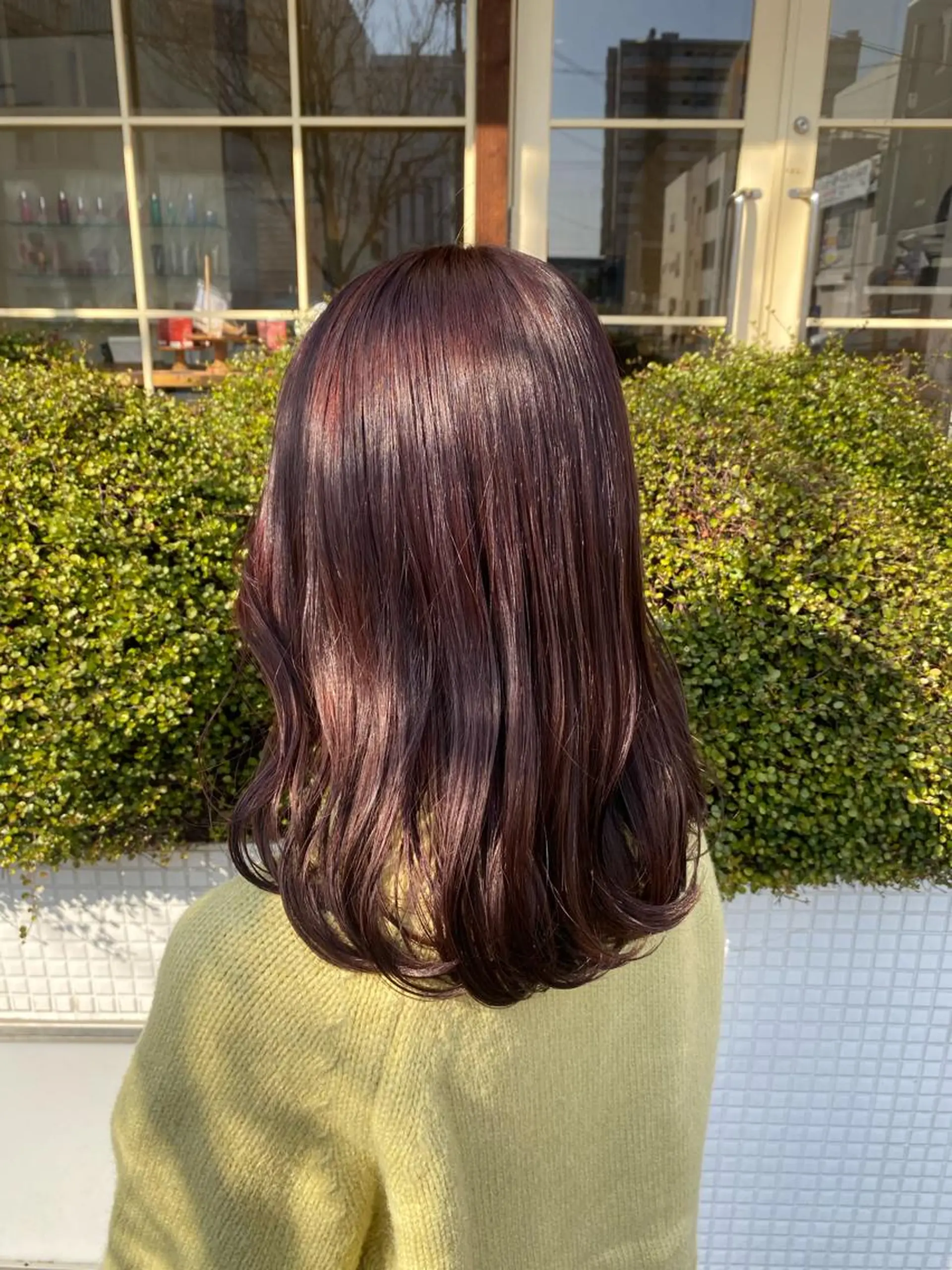 ミディアム カット ヘアカラー トリートメント 🦋ブリーチなしダブ ルカラー🌈MEGUのヘアスタイル