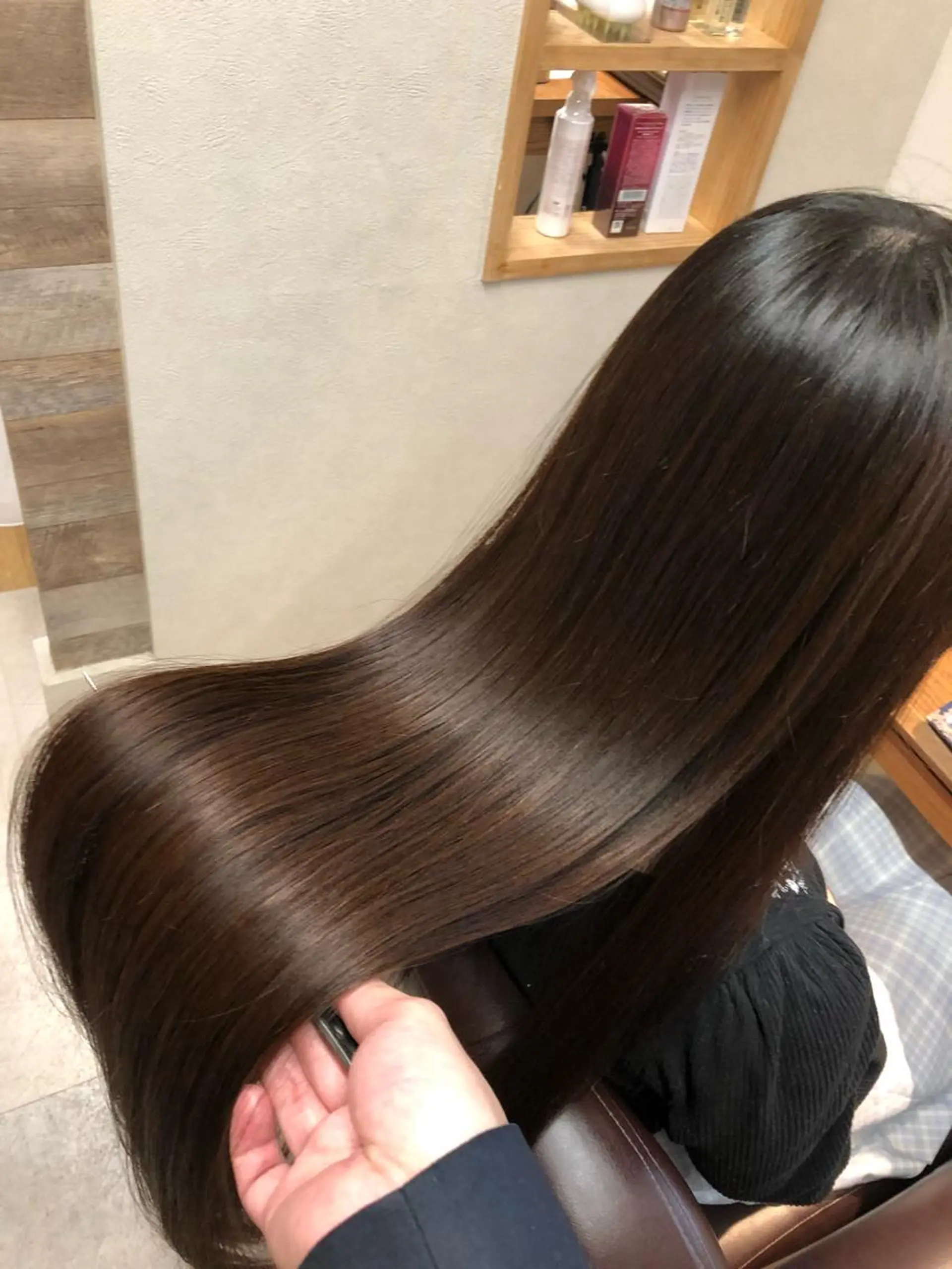 ロング くせ毛 髪質改善 縮毛矯正 トリートメント 美容室tuuli 大名店所属・tuuli トゥーリのヘアスタイル