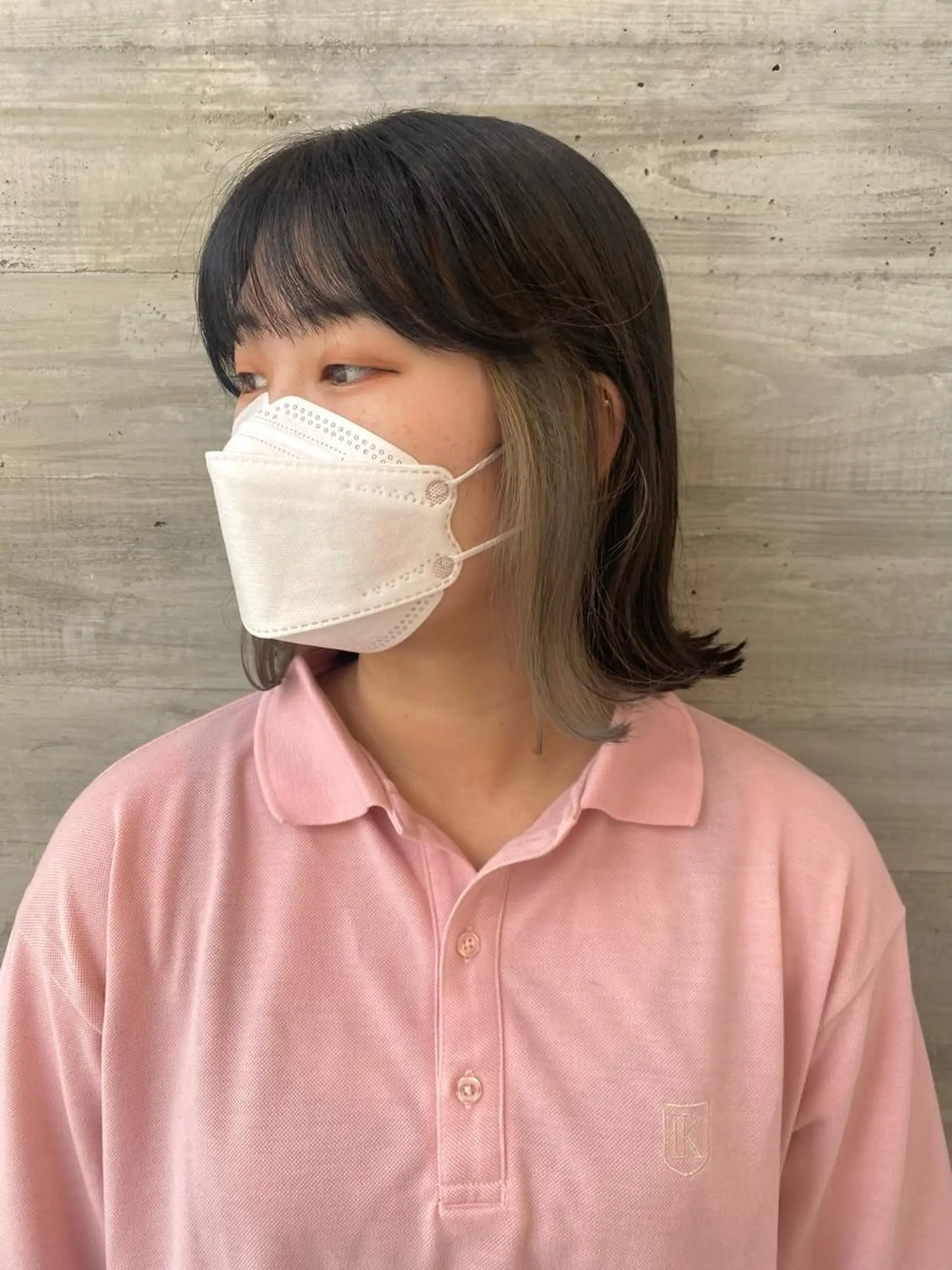 ミディアム Okamura Chisatoのヘアスタイル