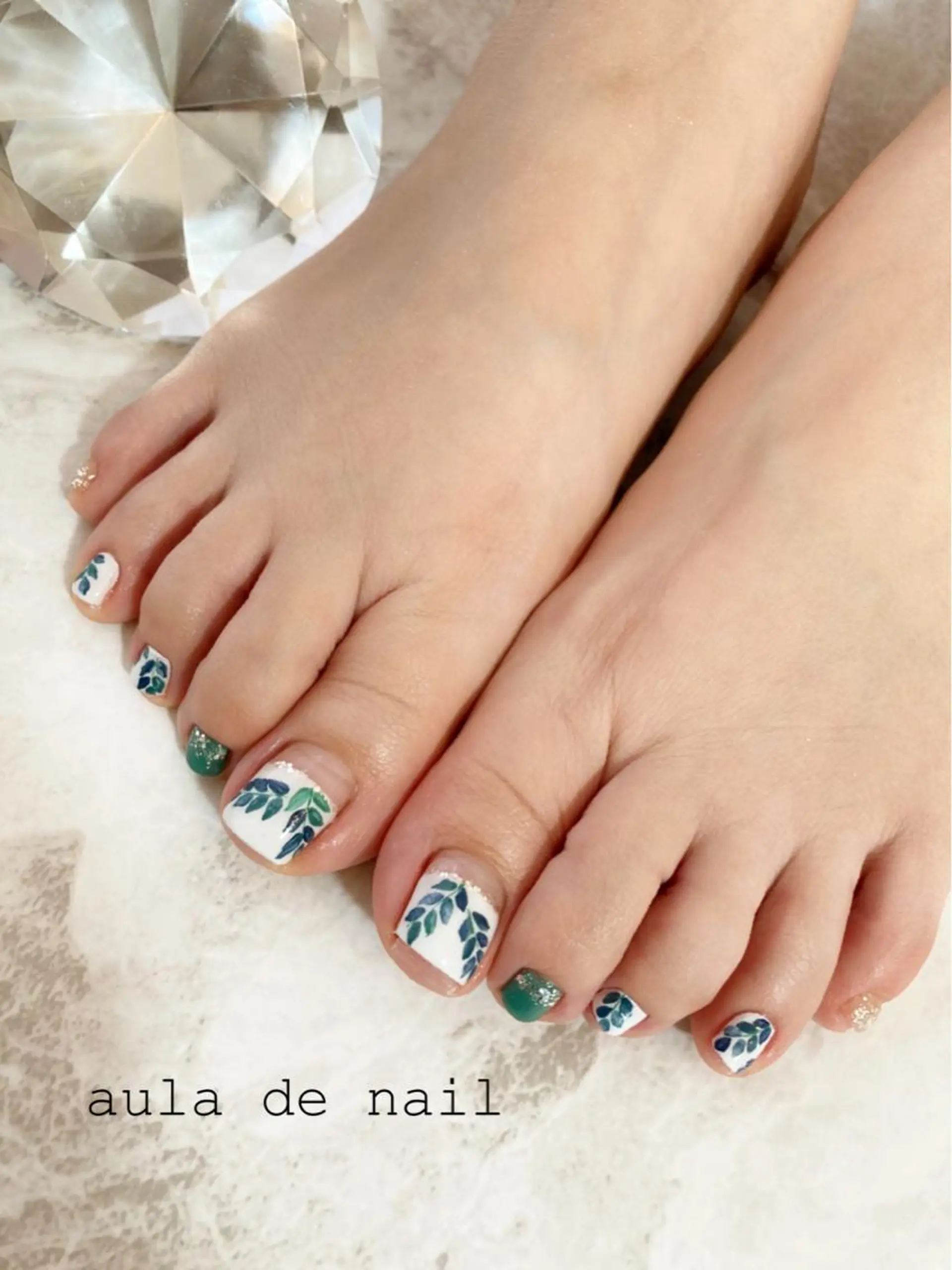 ネイル フットネイル auladenail アウラデネイルのネイルデザイン