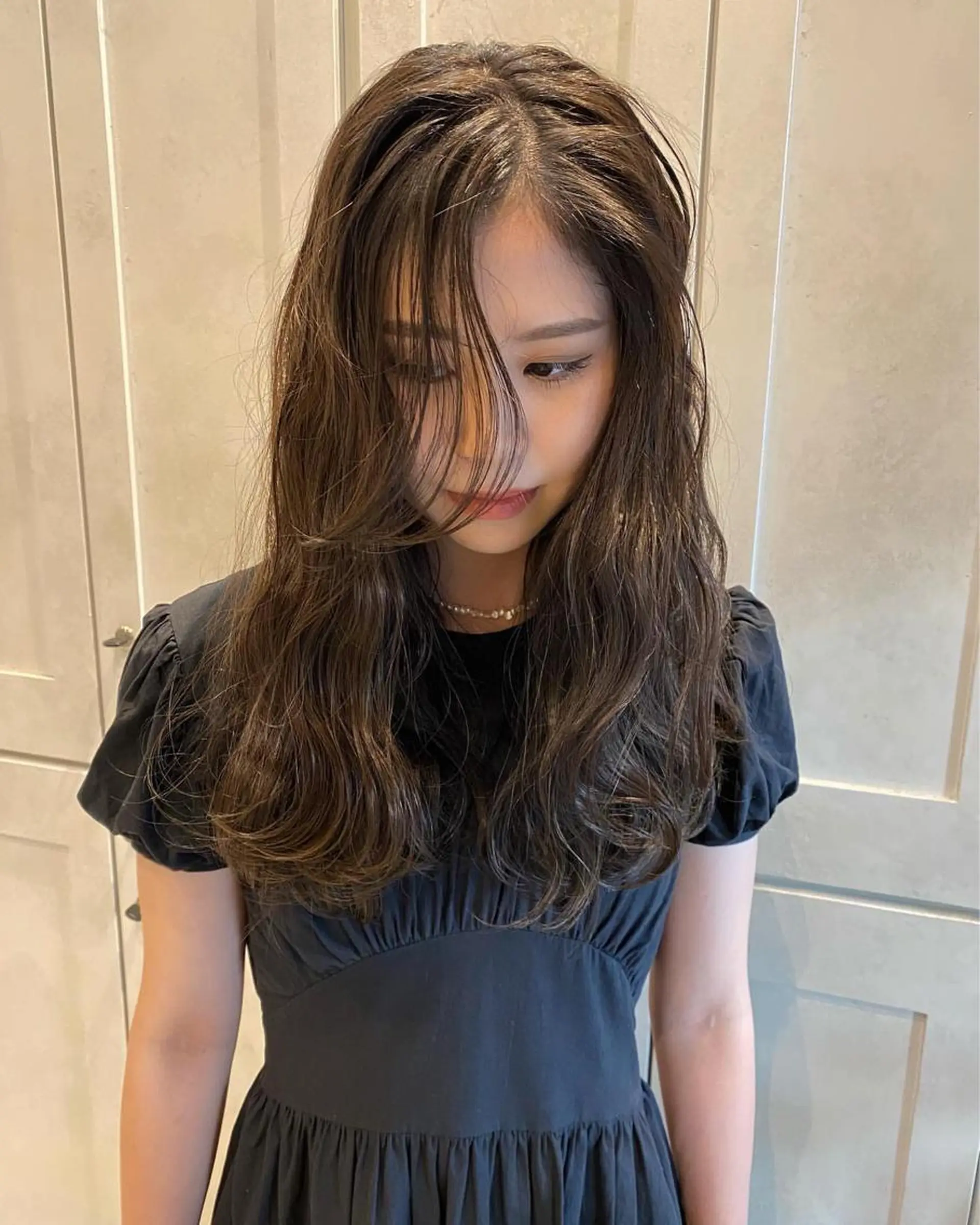 ロング トリートメント DEAN 名駅店 大人レイヤーカットのヘアスタイル