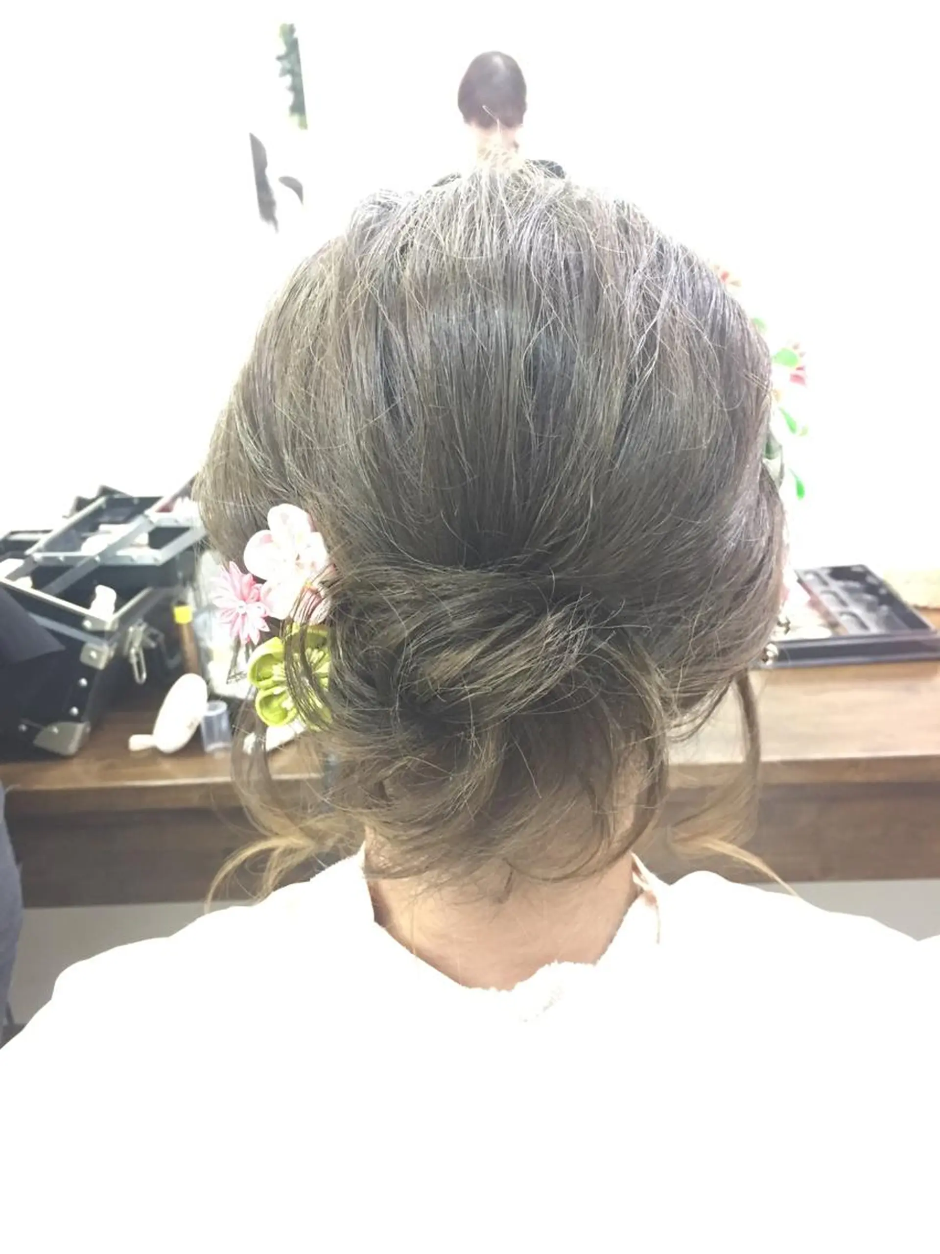 セミロング ヘアセット ✂️小顔カット✂️ 山本有紀のヘアスタイル