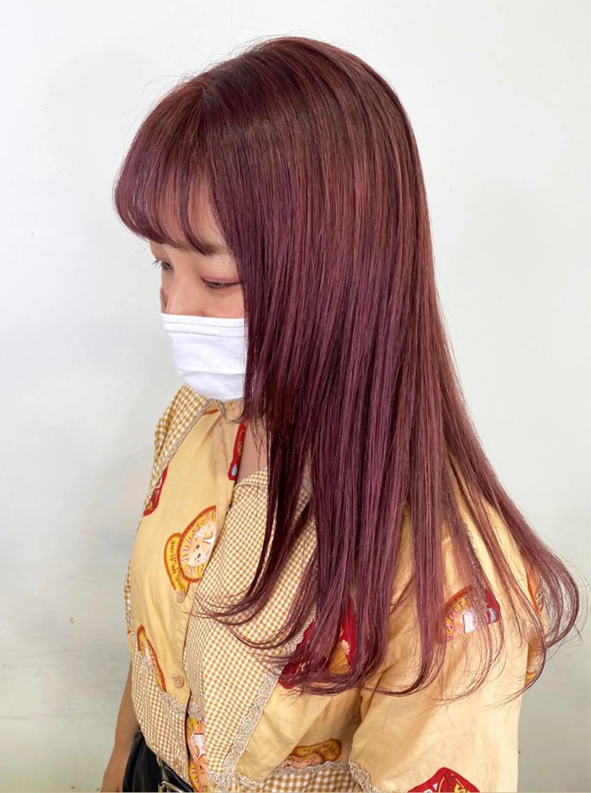 ロング カラー ヘアアレンジ TSUNA 🌙 Lim 五反田のマツエク・マツパデザイン