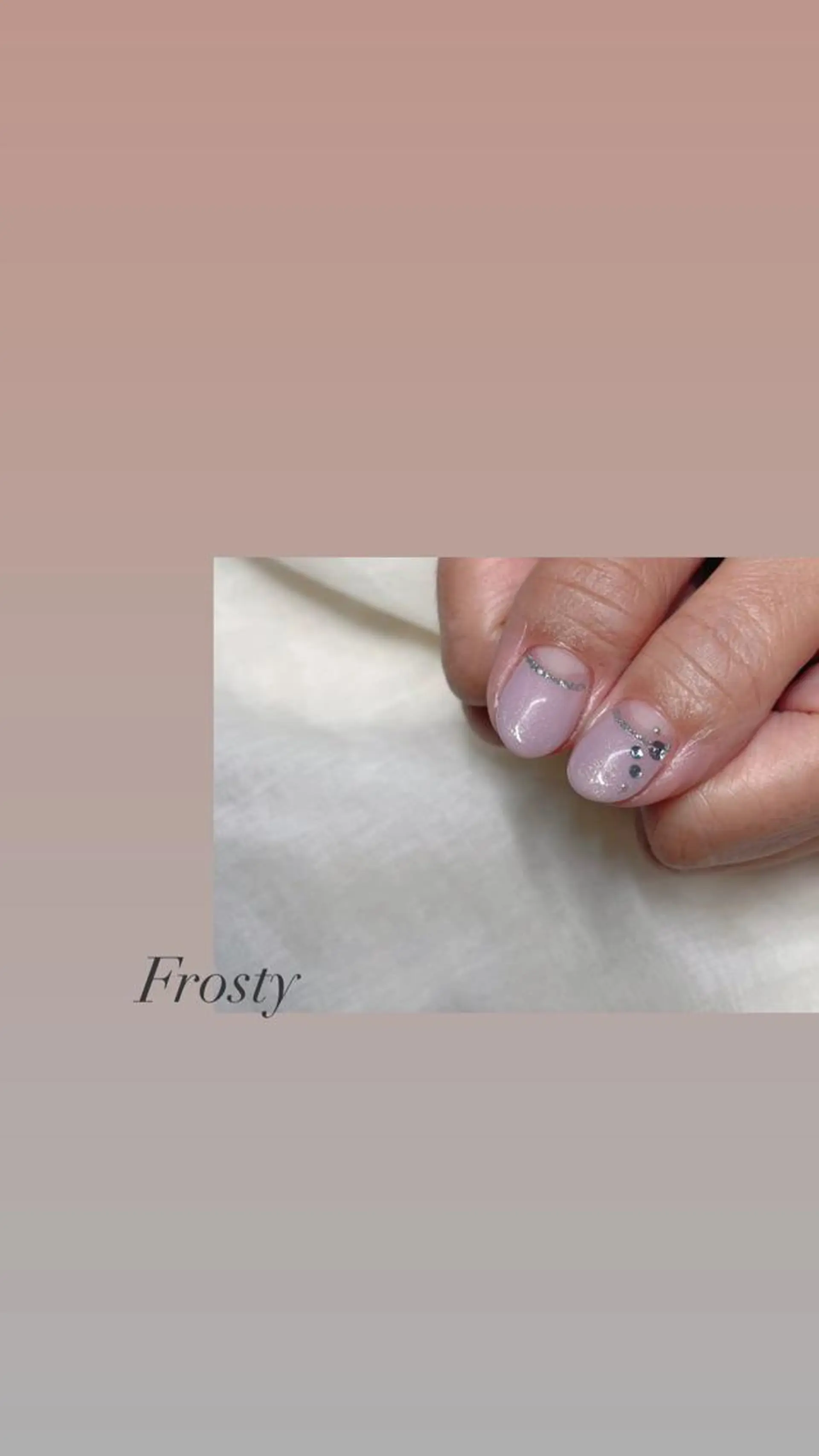 ネイル ストーンネイル Mys. 松本結衣のネイルデザイン