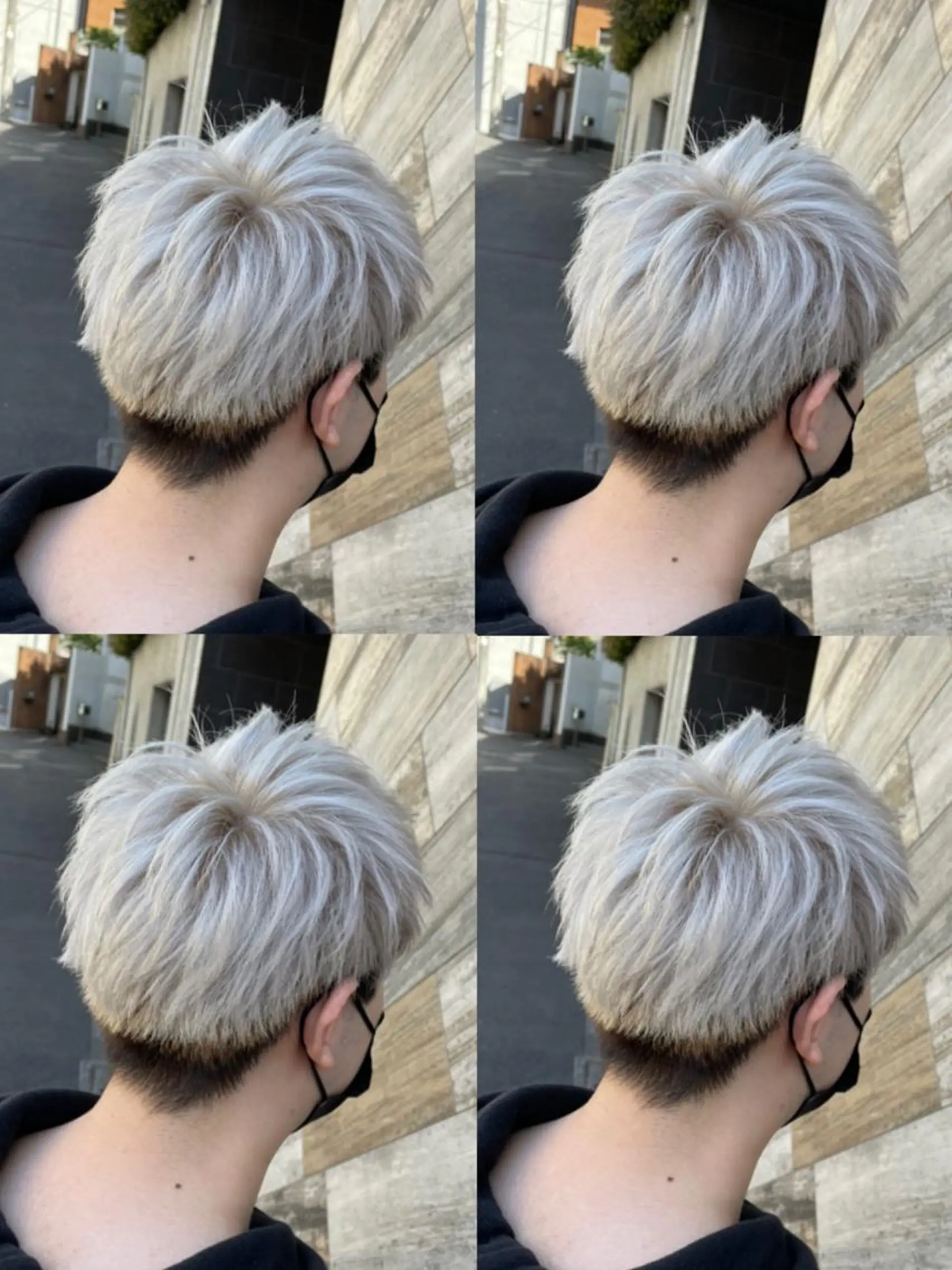 ショート メンズ カット パーマ トリートメント 🍎パーマ/艶髪 カラー 渡辺一翔のヘアスタイル