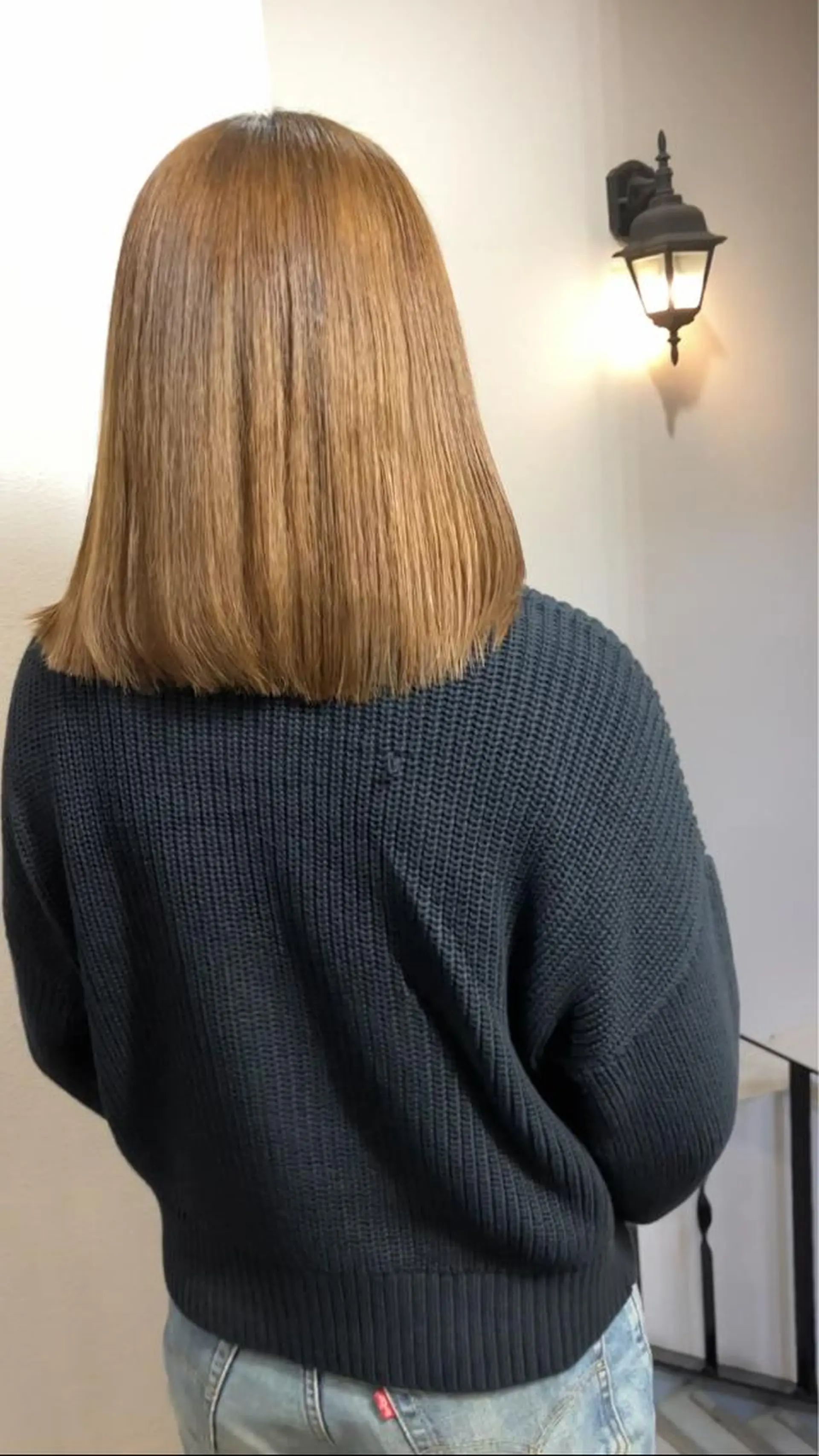 セミロング くせ毛 髪質改善 縮毛矯正 wa daのヘアスタイル