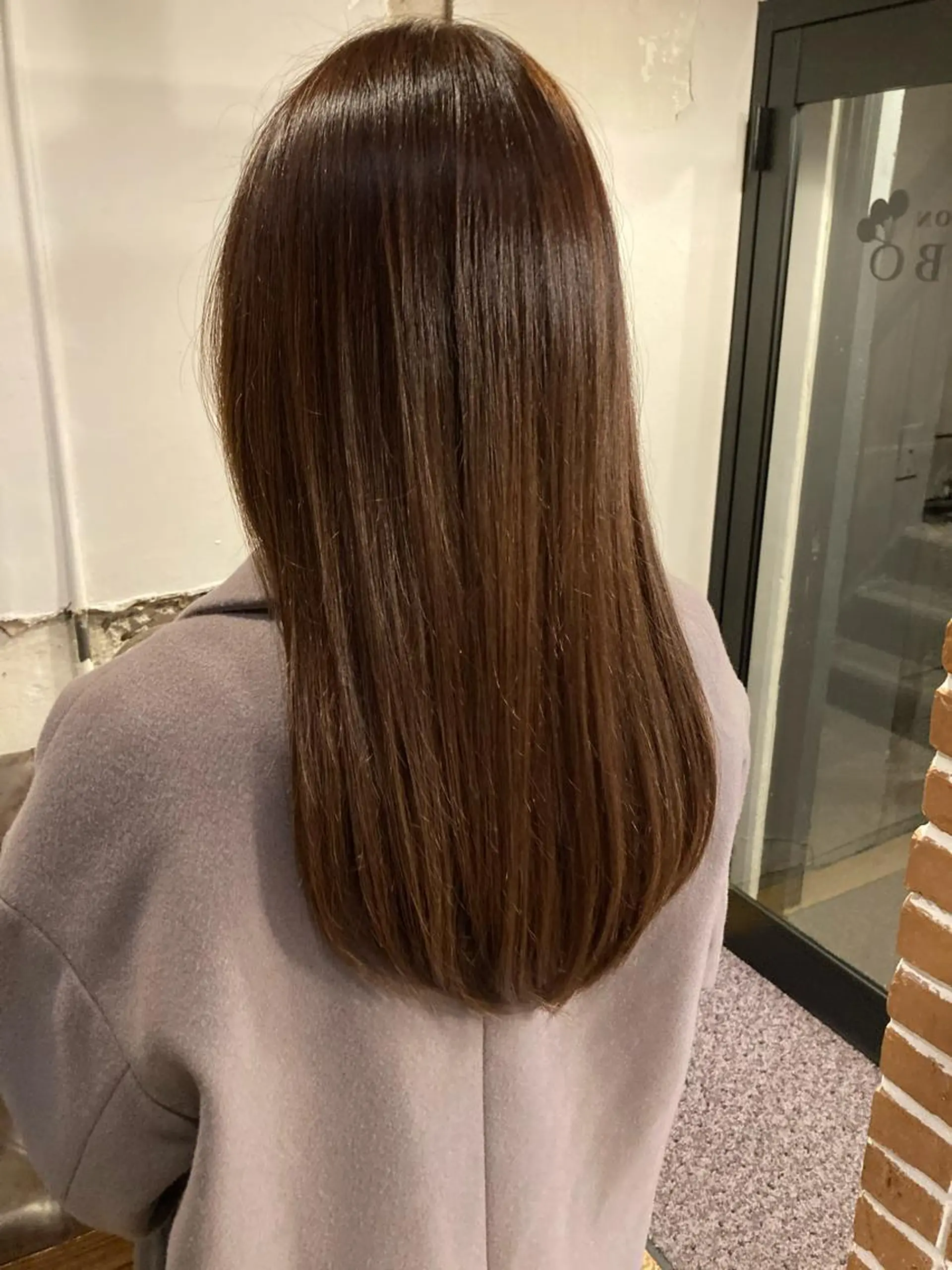 ロング ヘアカラー トリートメント ✨色持ちの良い艶 カラー✨蟹江真世のヘアスタイル