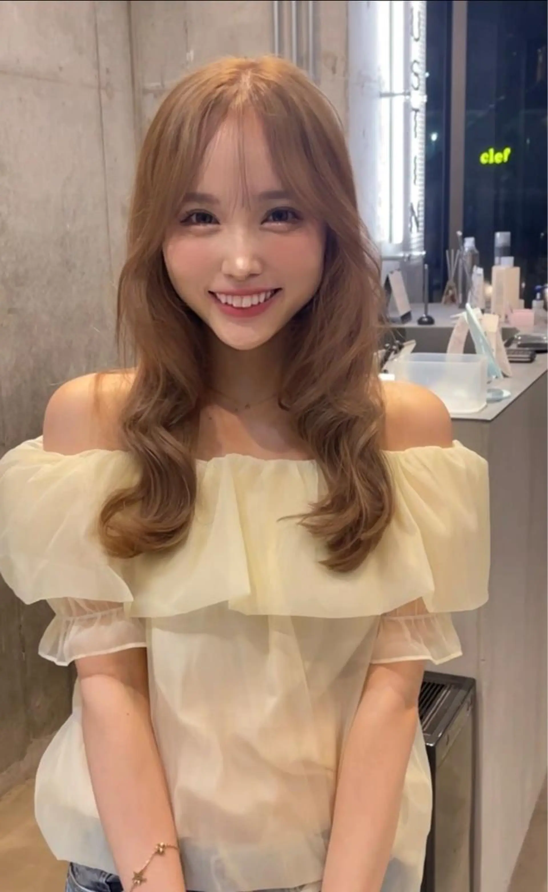 ロング 韓国風ヘア レイヤーカット 大森 勝馬のヘアスタイル