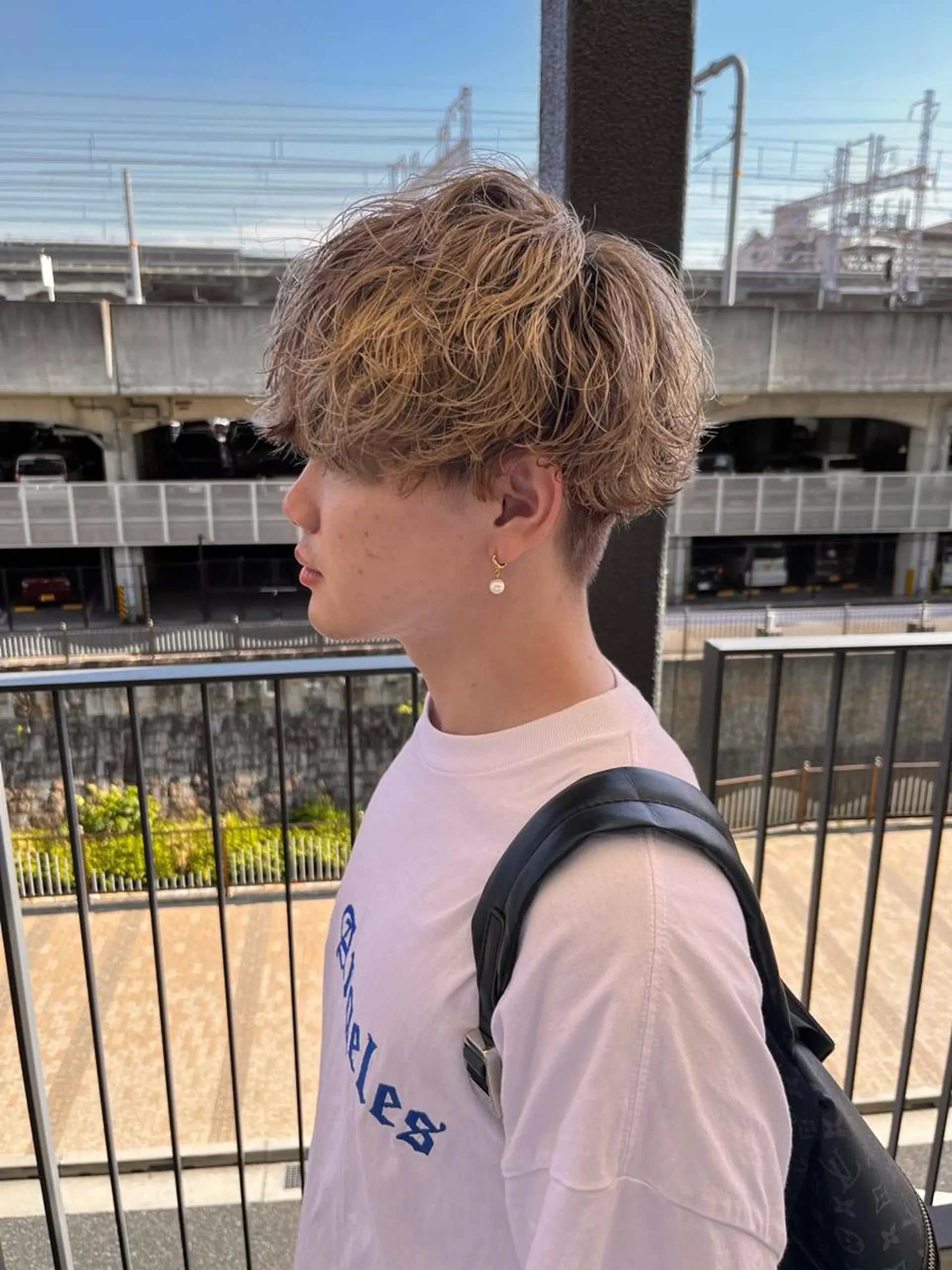 パーマ メンズ パーマスタイル特化◎ 永戸圭汰のヘアスタイル