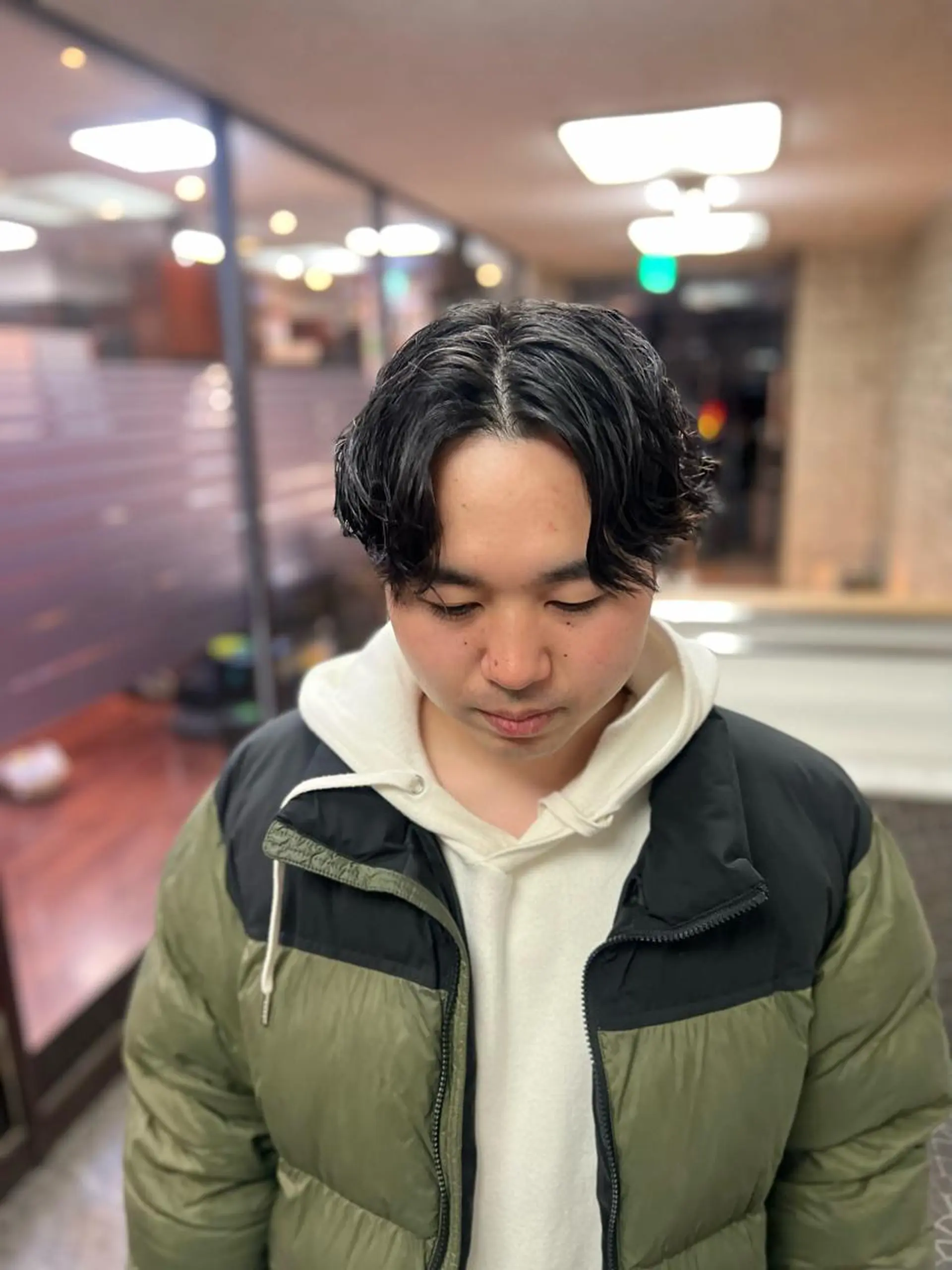 ショート パーマ メンズ 圓子 快のヘアスタイル