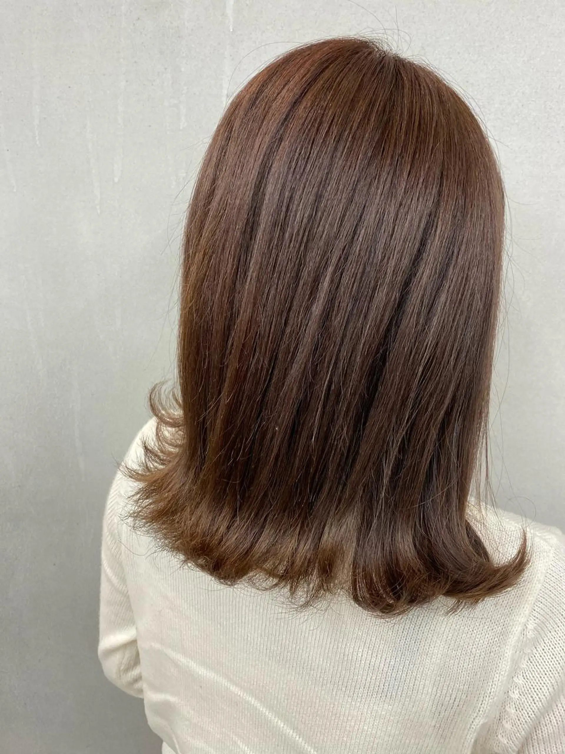 ミディアム カラー ヘアアレンジ 平川 夏海のヘアスタイル