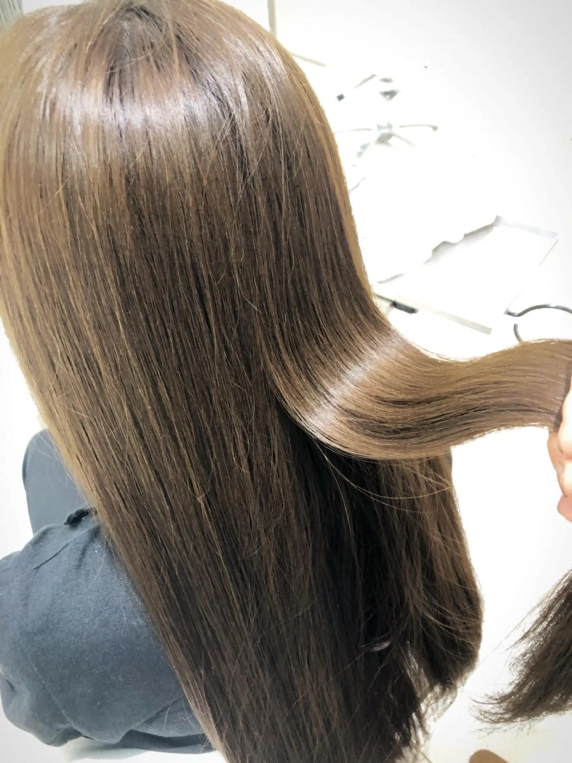 ロング トリートメント 上田 篤史のヘアスタイル