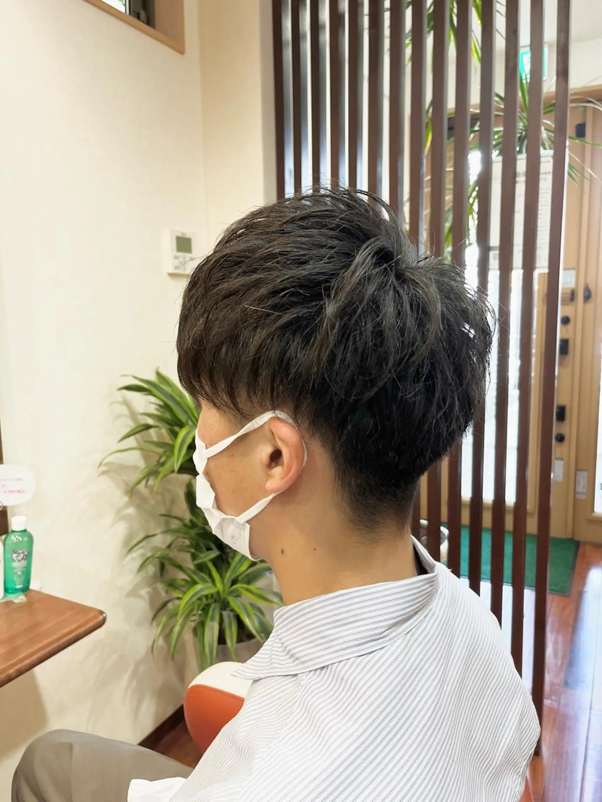 パーマ メンズ 藤本 悠雅のヘアスタイル