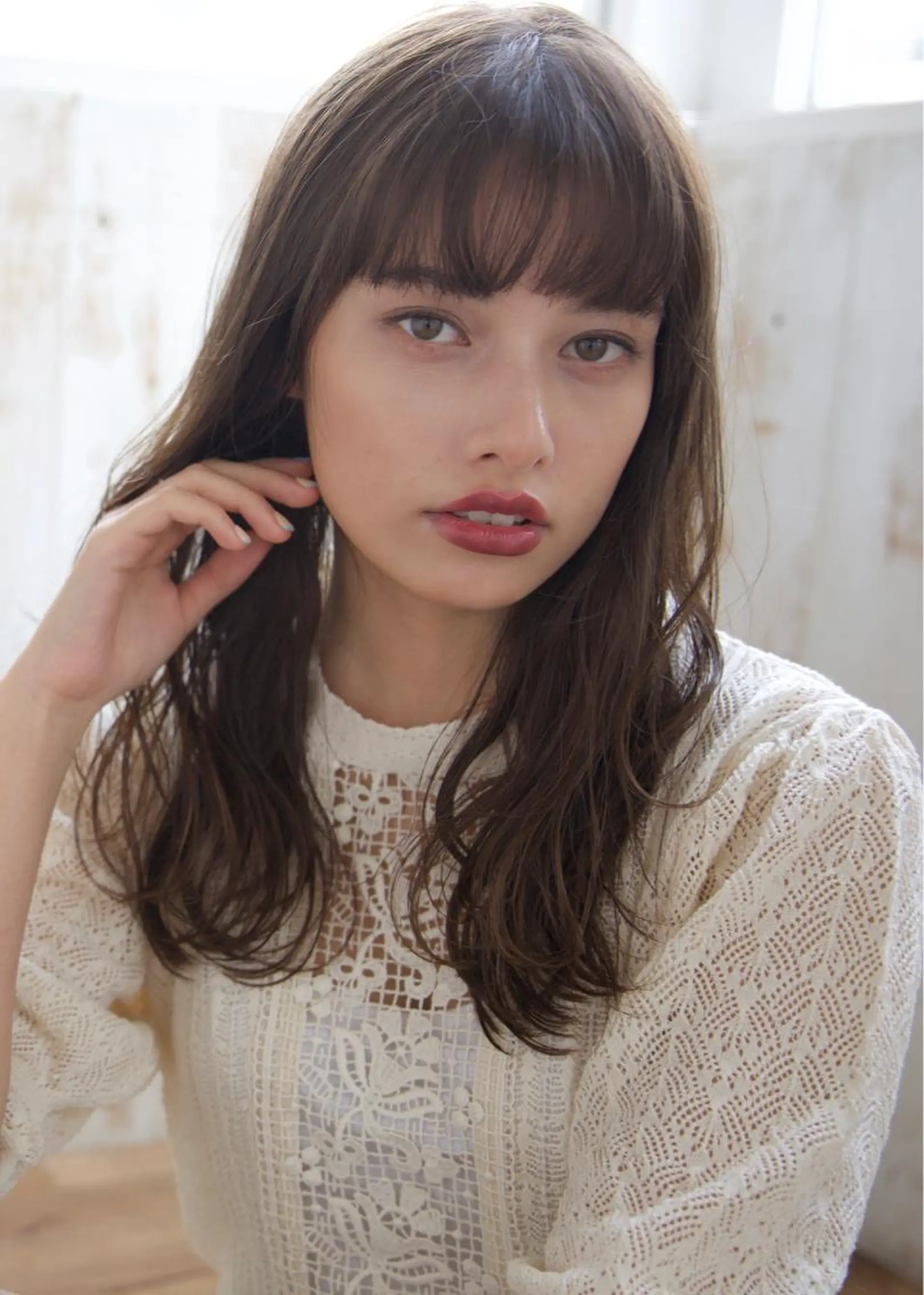 セミロング カラー 横浜縮毛矯正 ☆渋谷良太のヘアスタイル