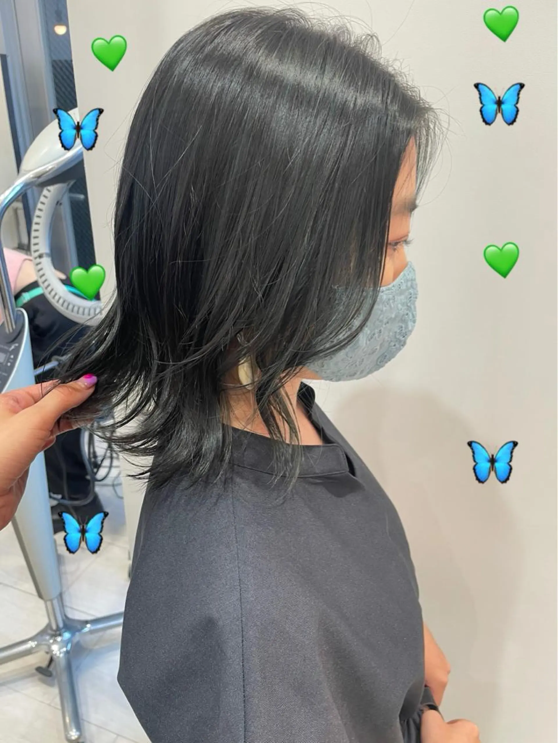 ショート カラー ヘアアレンジ ハイライトカラー オリーブカラー ハイライト 新宿駅近♡個室 ♡関口三都季🌜のヘアスタイル