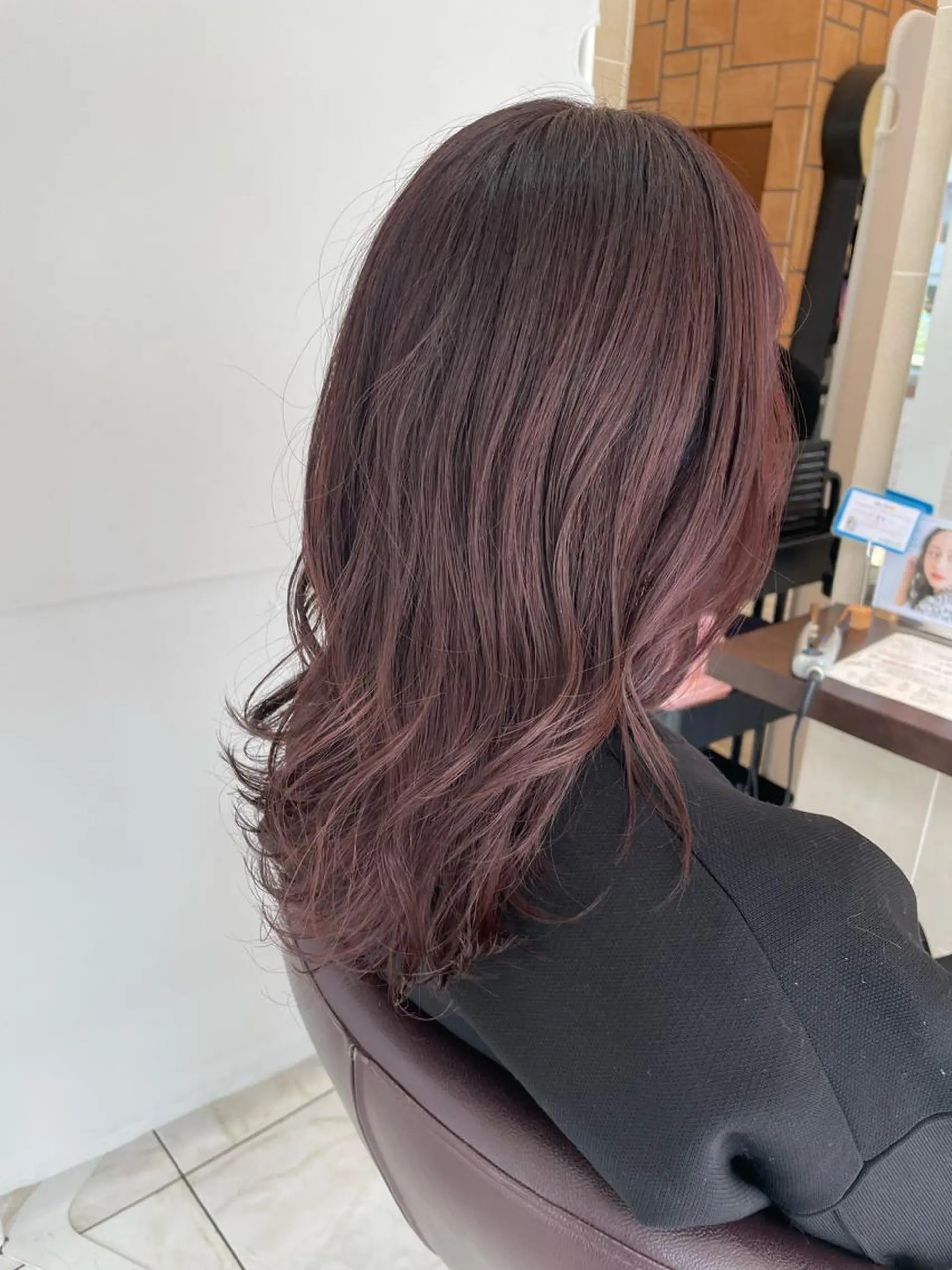 セミロング カラー パーマ ヘアアレンジ メンズ キッズ 木下 修兵のヘアスタイル