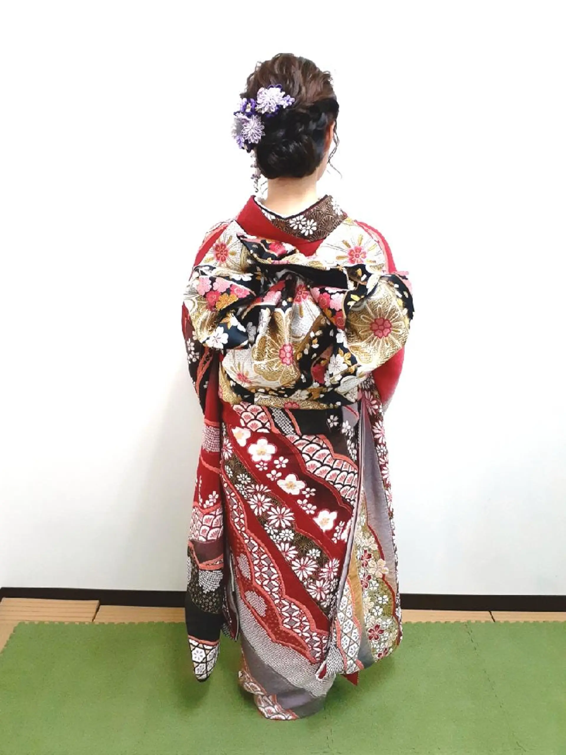 ヘアアレンジ セミロング 着付け Hair&Make  Delight*のヘアスタイル