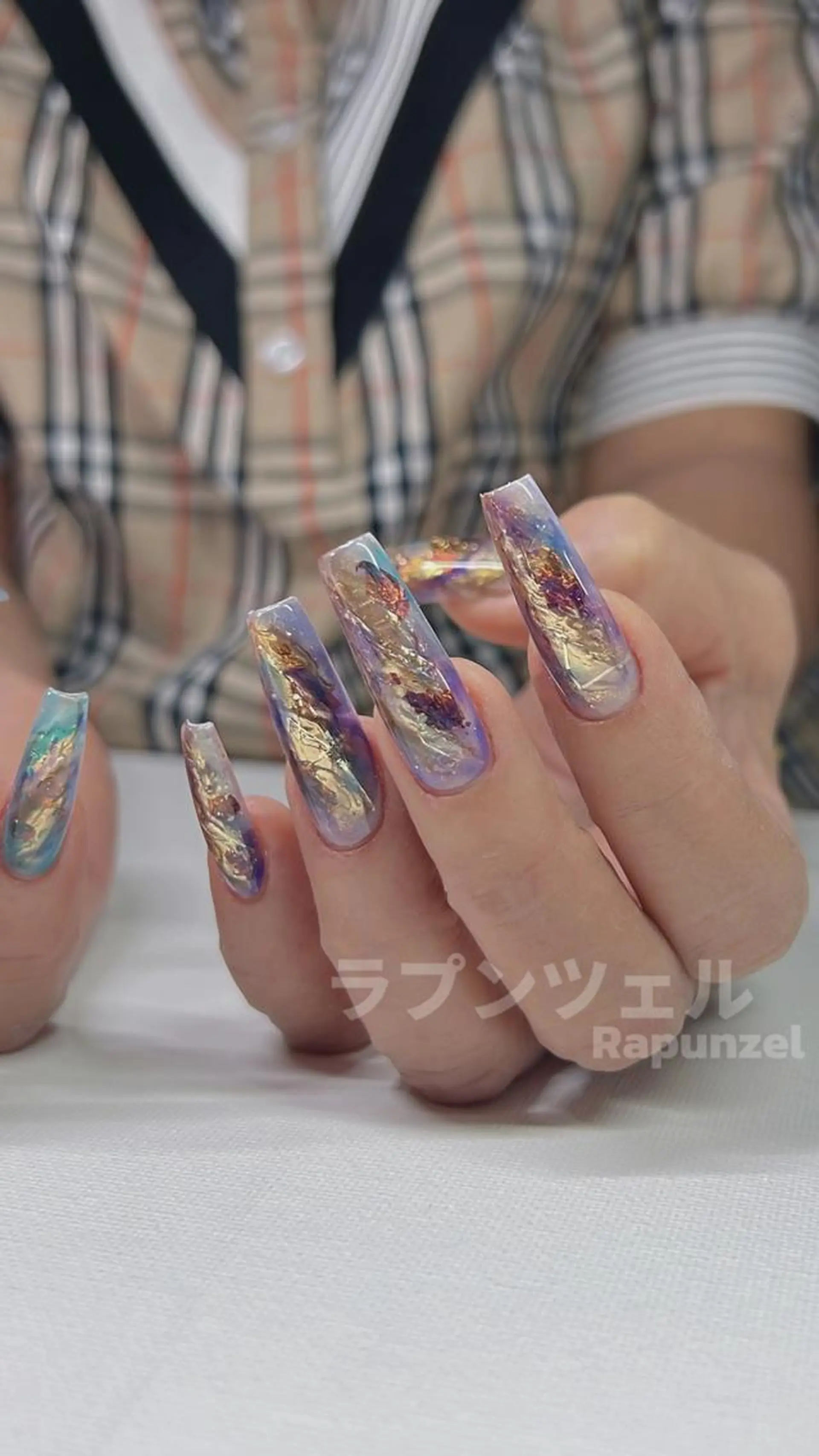 メンズ ネイル アートネイル フレンチネイル ジェルネイル キラキラネイル パラジェル Bloom スカルプ専門店のネイルデザイン