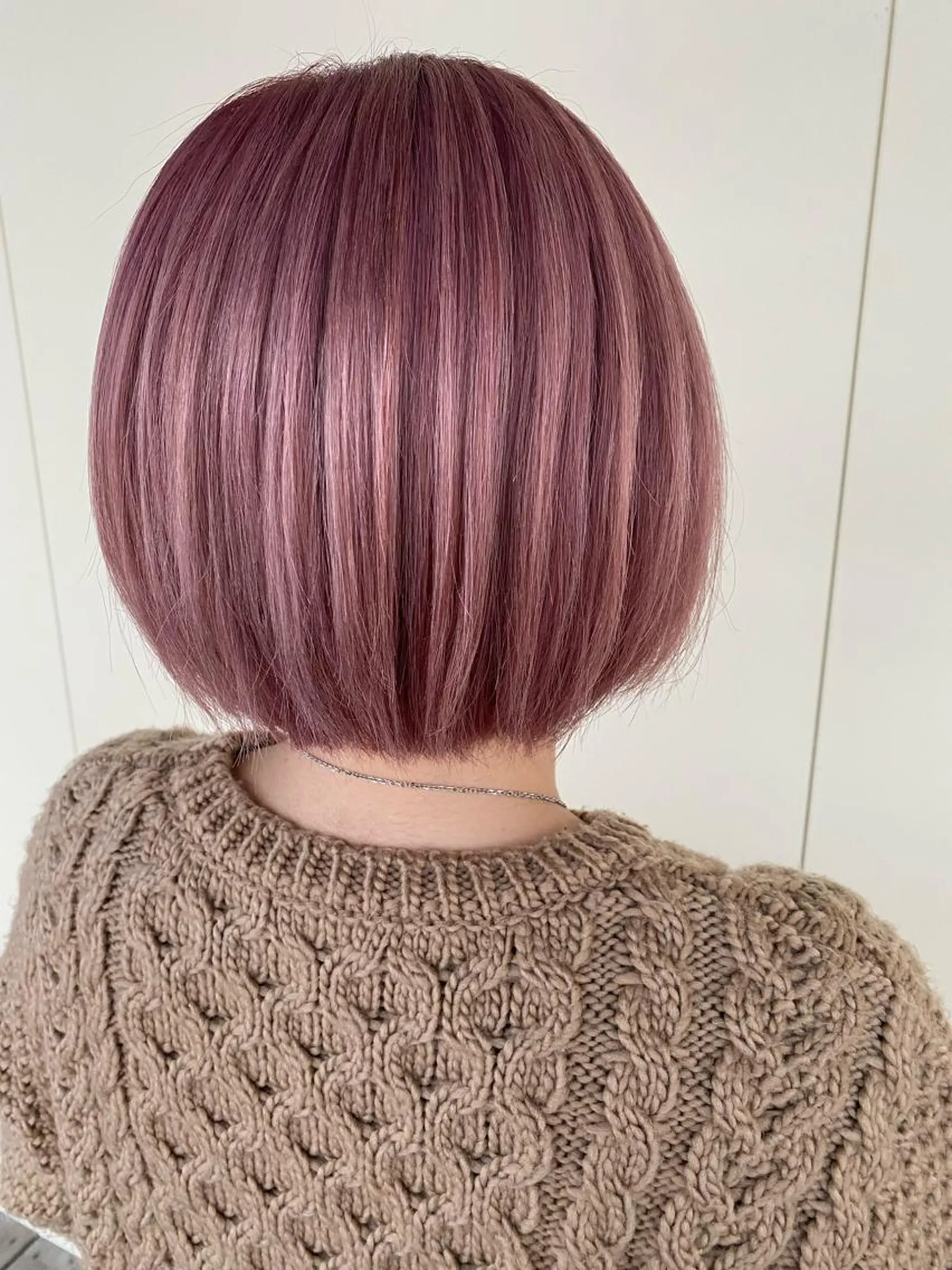 ミディアム カラー ブリーチ ピンクカラー ホワイトピンク Angelica／ WAKOのヘアスタイル