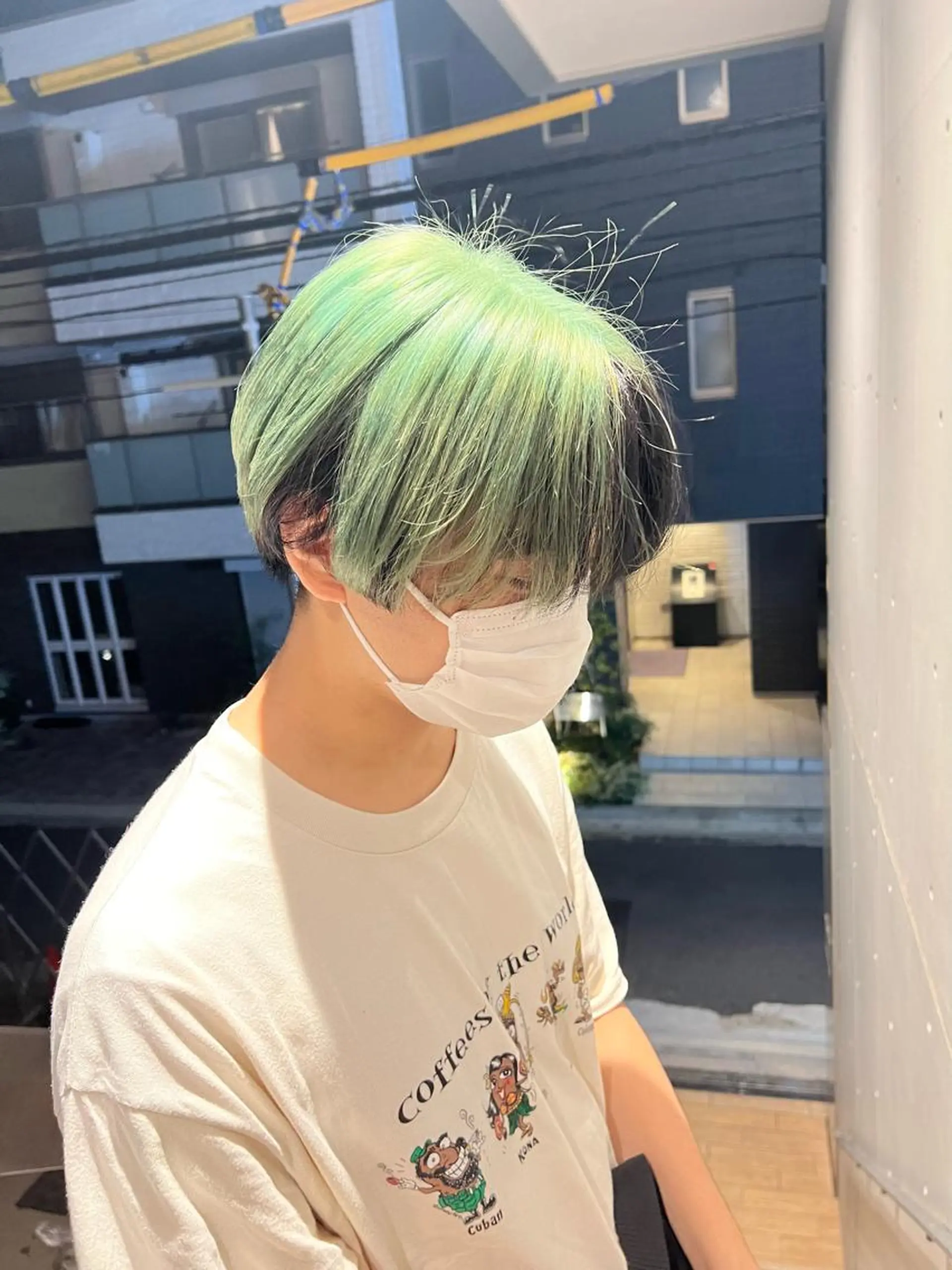 ショート カット ヘアカラー トリートメント 艶髪レイヤー/ ハイトーンKeitaのヘアスタイル