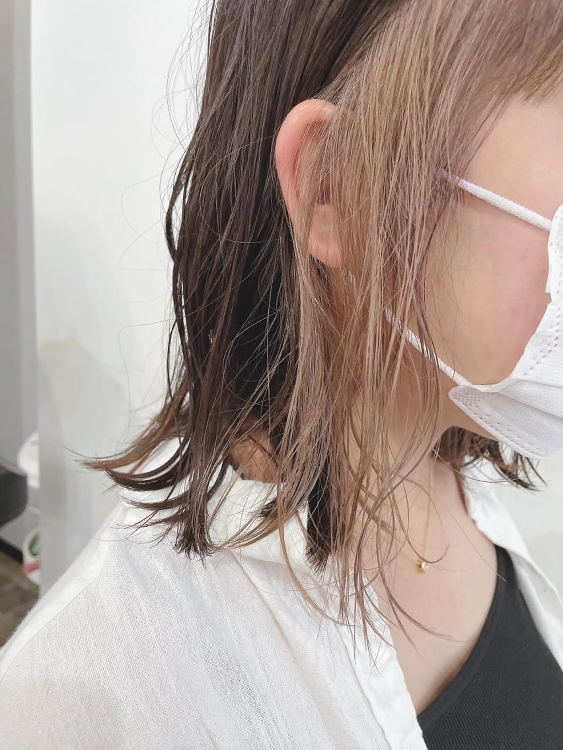 ミディアム amphihair 高橋祐也のヘアスタイル