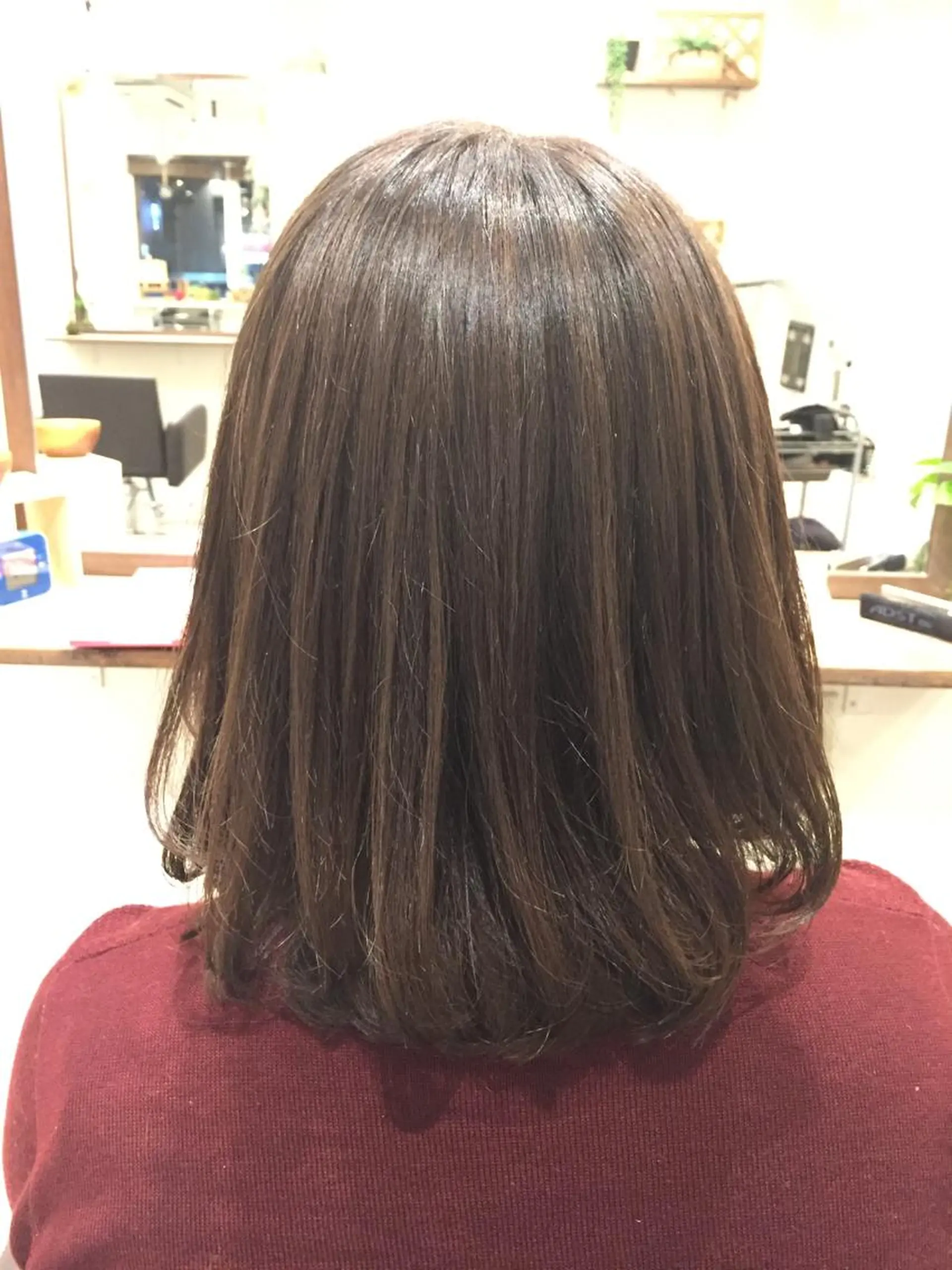 ミディアム カラー 撮影モデル募集中☆ オグリヤスエのヘアスタイル