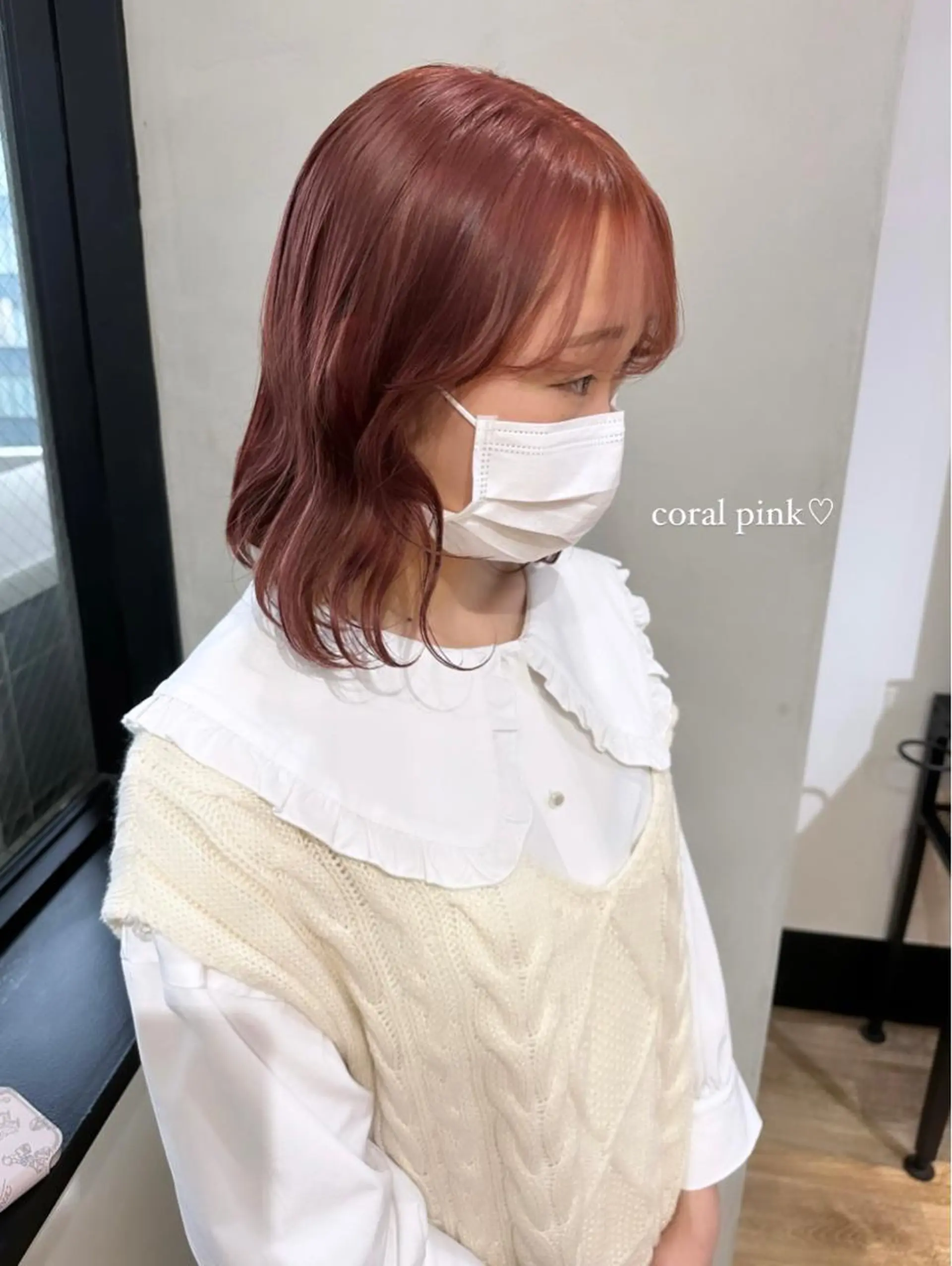 ミディアム カラー パーマ ヘアアレンジ キッズ ネイル マツエク・マツパ アイブロウ ブリーチ ヘアカラー トリートメント Himawari♡ 柔らかいカラーのヘアスタイル