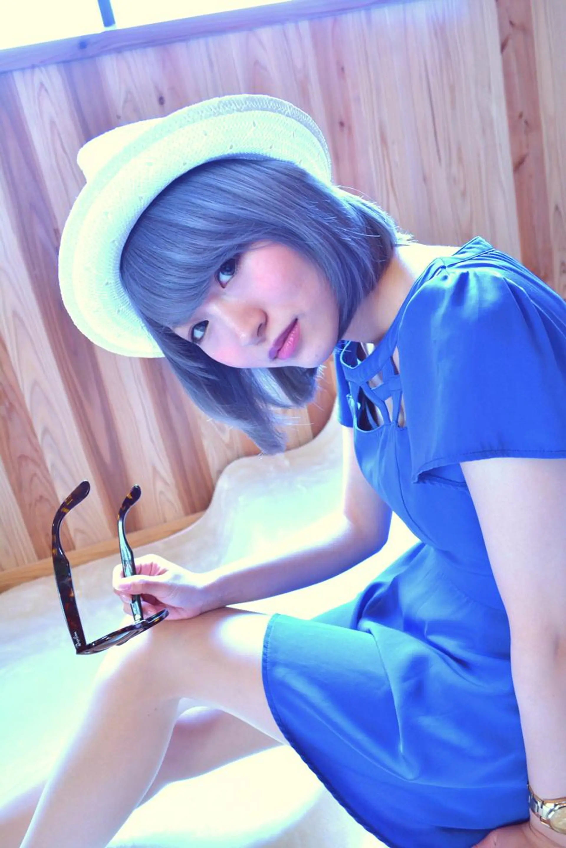 ショート カラー パーマ ヘアアレンジ ブリーチ 透明感カラー ボブ belle chambreイブカのその他イメージ