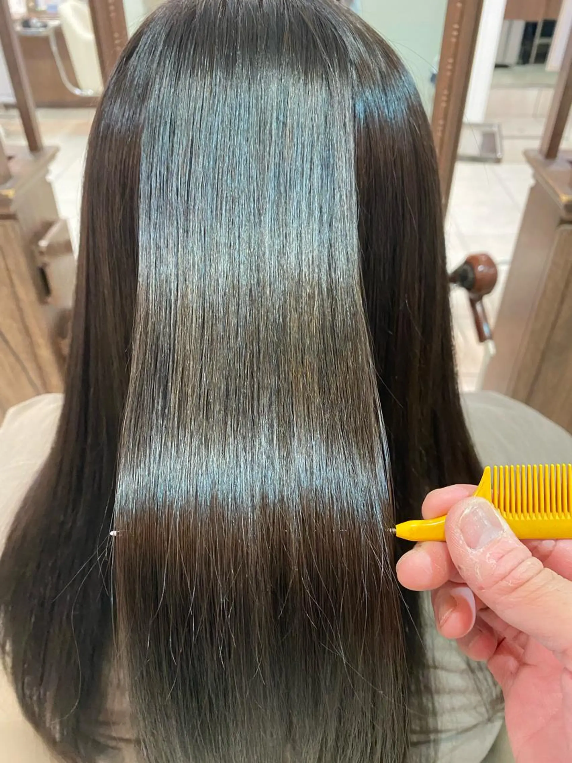 ロング 酸性ストレート 《大人気髪質改善》 プログレス国分寺店のヘアスタイル