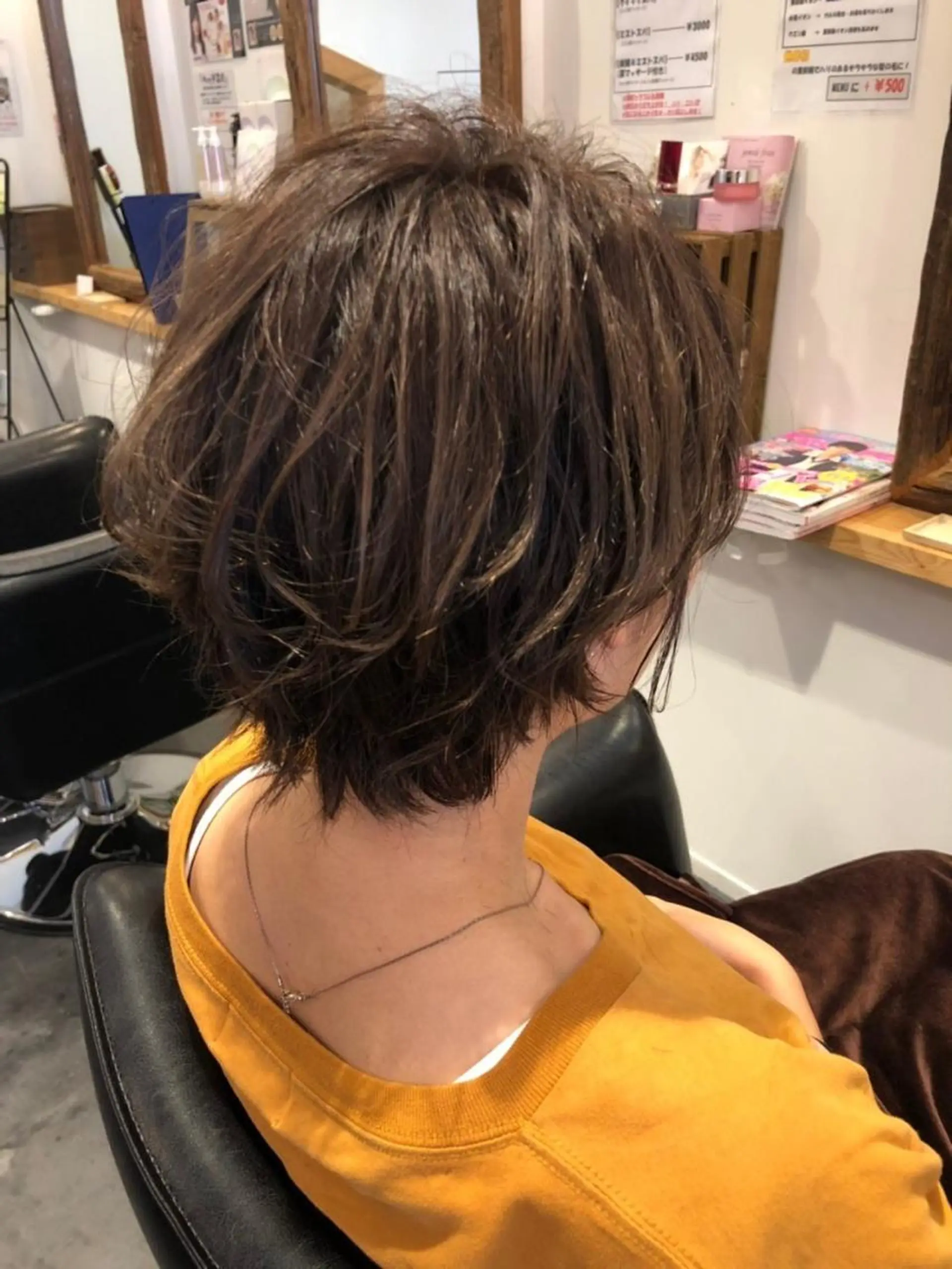 ミディアム カラー 髪質改善 十河　勇作のヘアスタイル