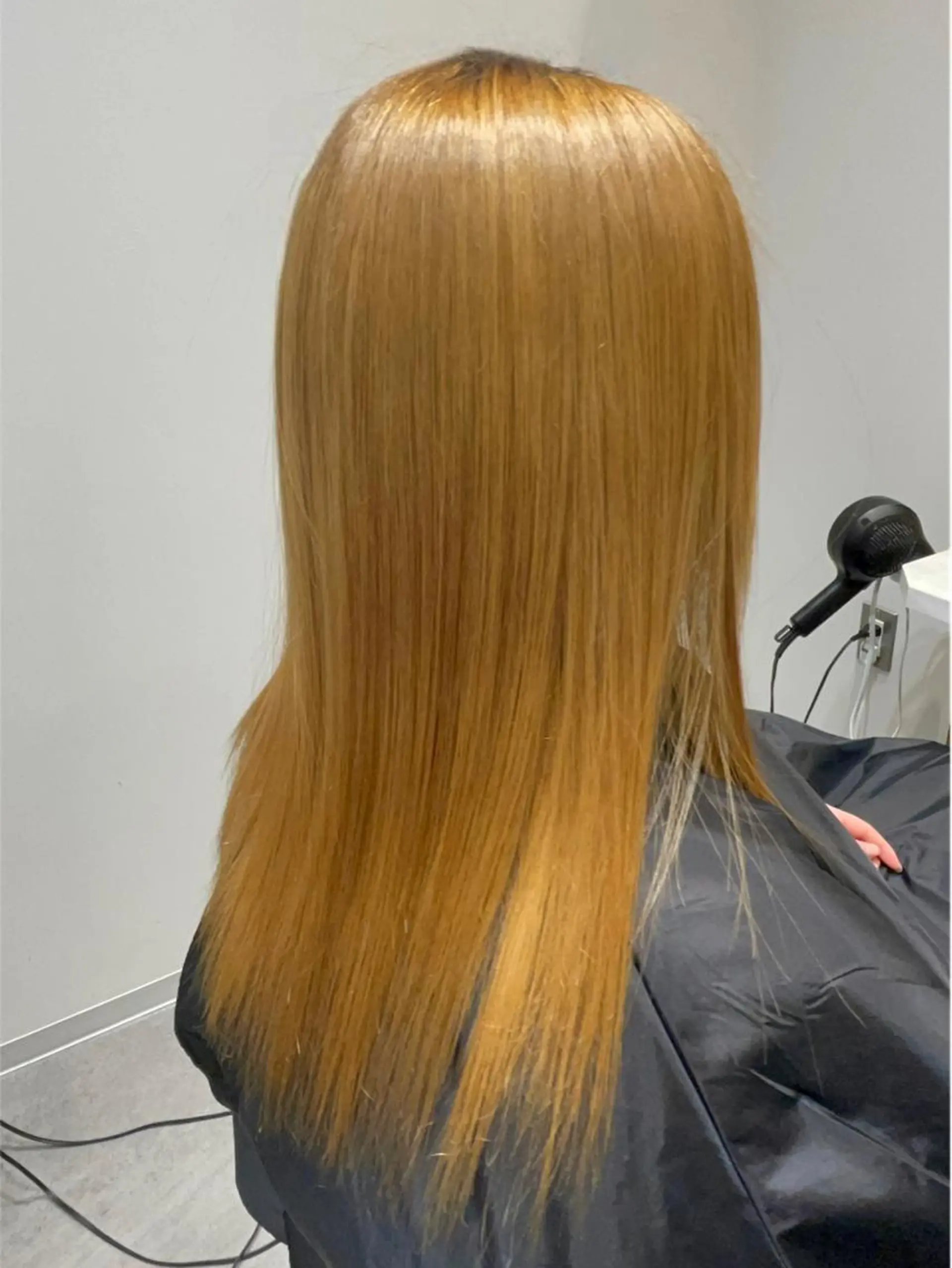 ロング カット 縮毛矯正 トリートメント 荒木 理緒のヘアスタイル