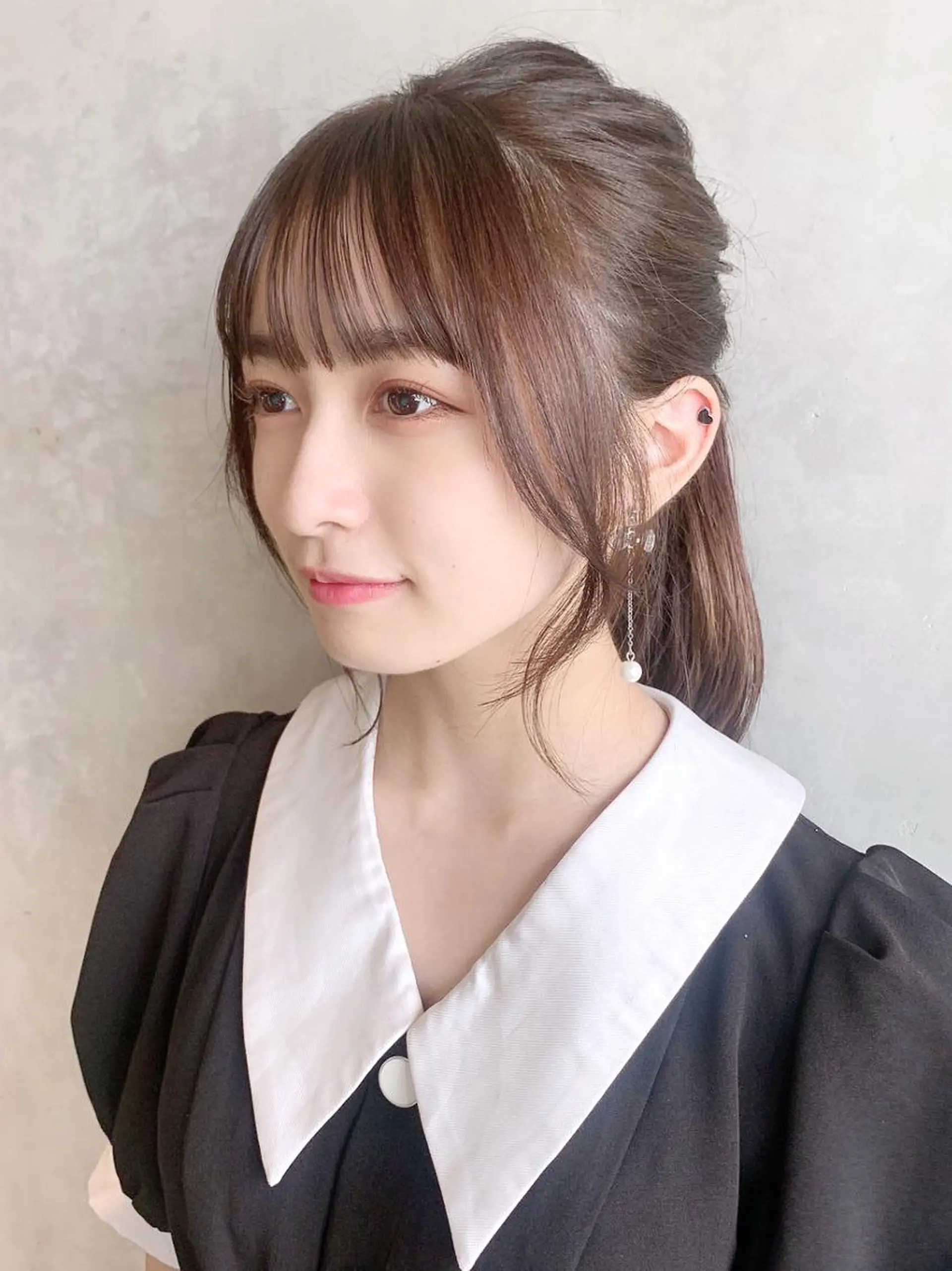 ミディアム カラー パーマ ヘアアレンジ ITbyALBUM 中野店のヘアスタイル