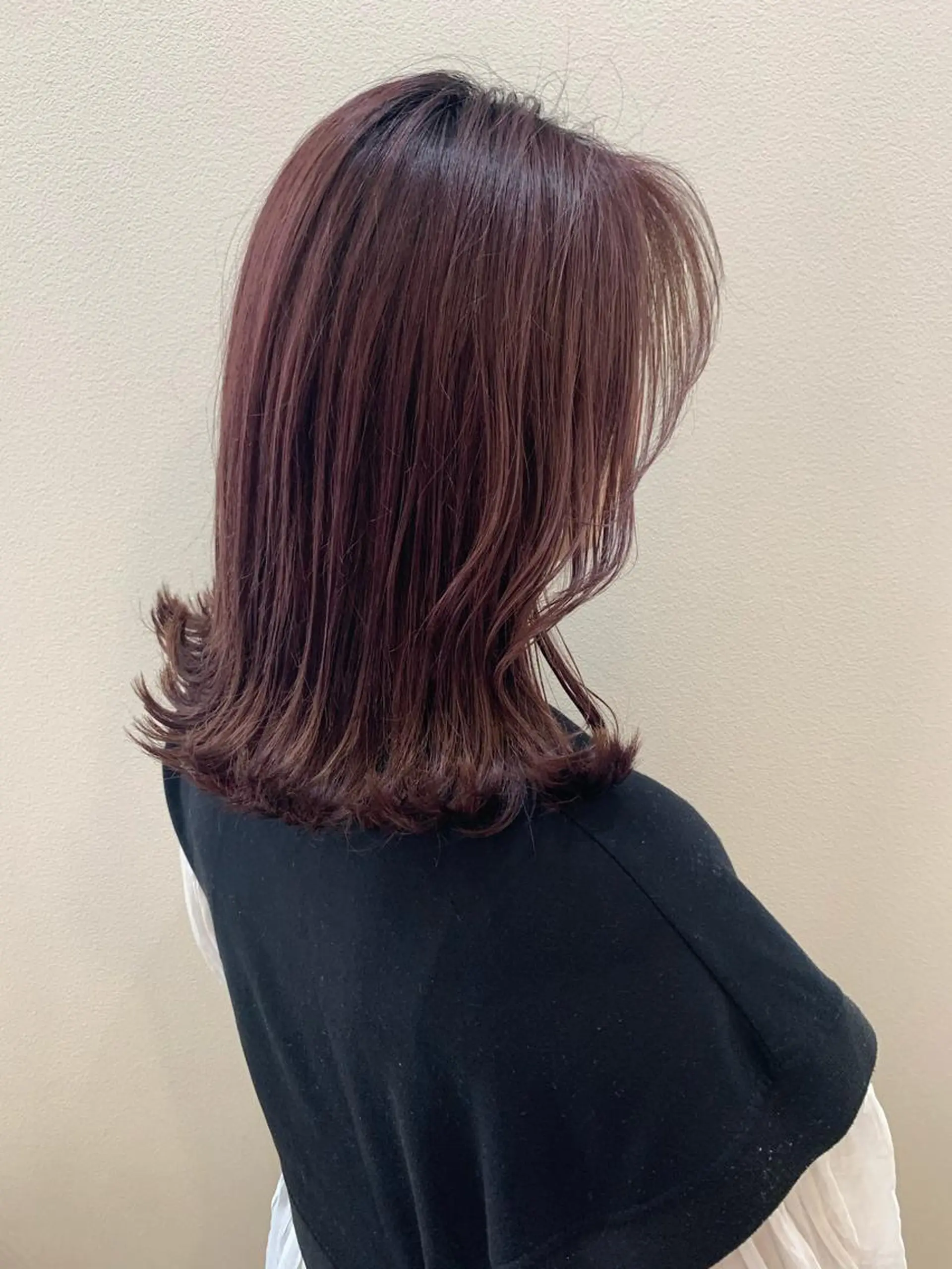 ミディアム カラー カシス ピンクカラー カット トリートメント 髪質改善支持率 No. 1✨mayuのヘアスタイル