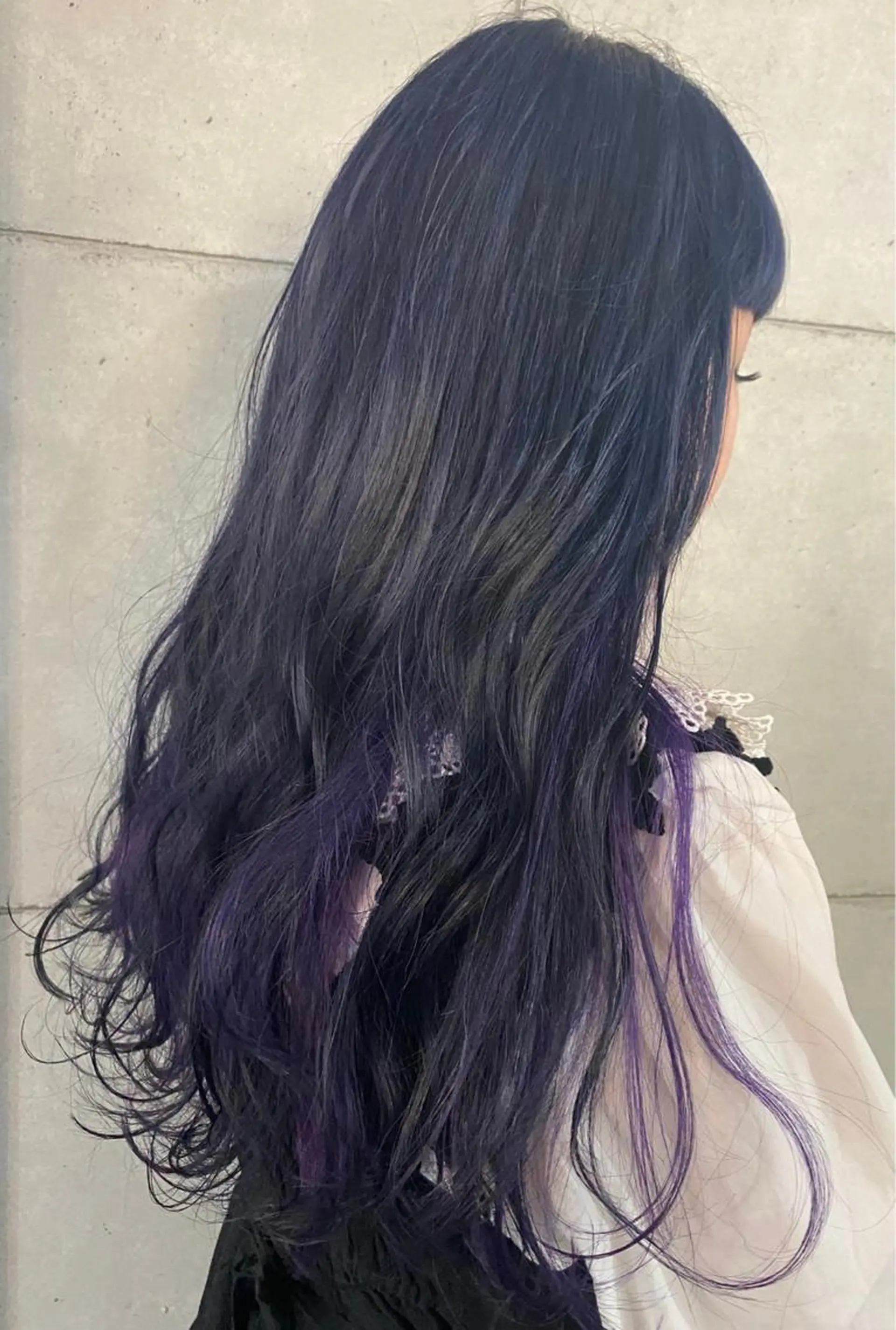 ロング カラー パーマ ヘアアレンジ メンズ キッズ ネイル マツエク・マツパ 女性専用サロン梅田 髪質改善カラーakiのヘアスタイル