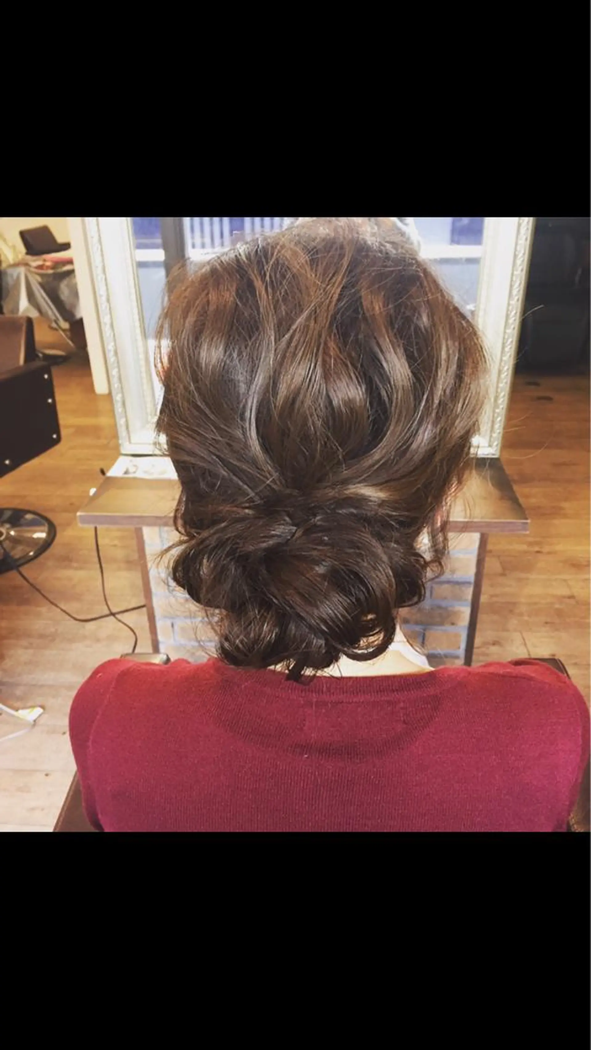 カラー パーマ ヘアアレンジ shi hoのヘアスタイル