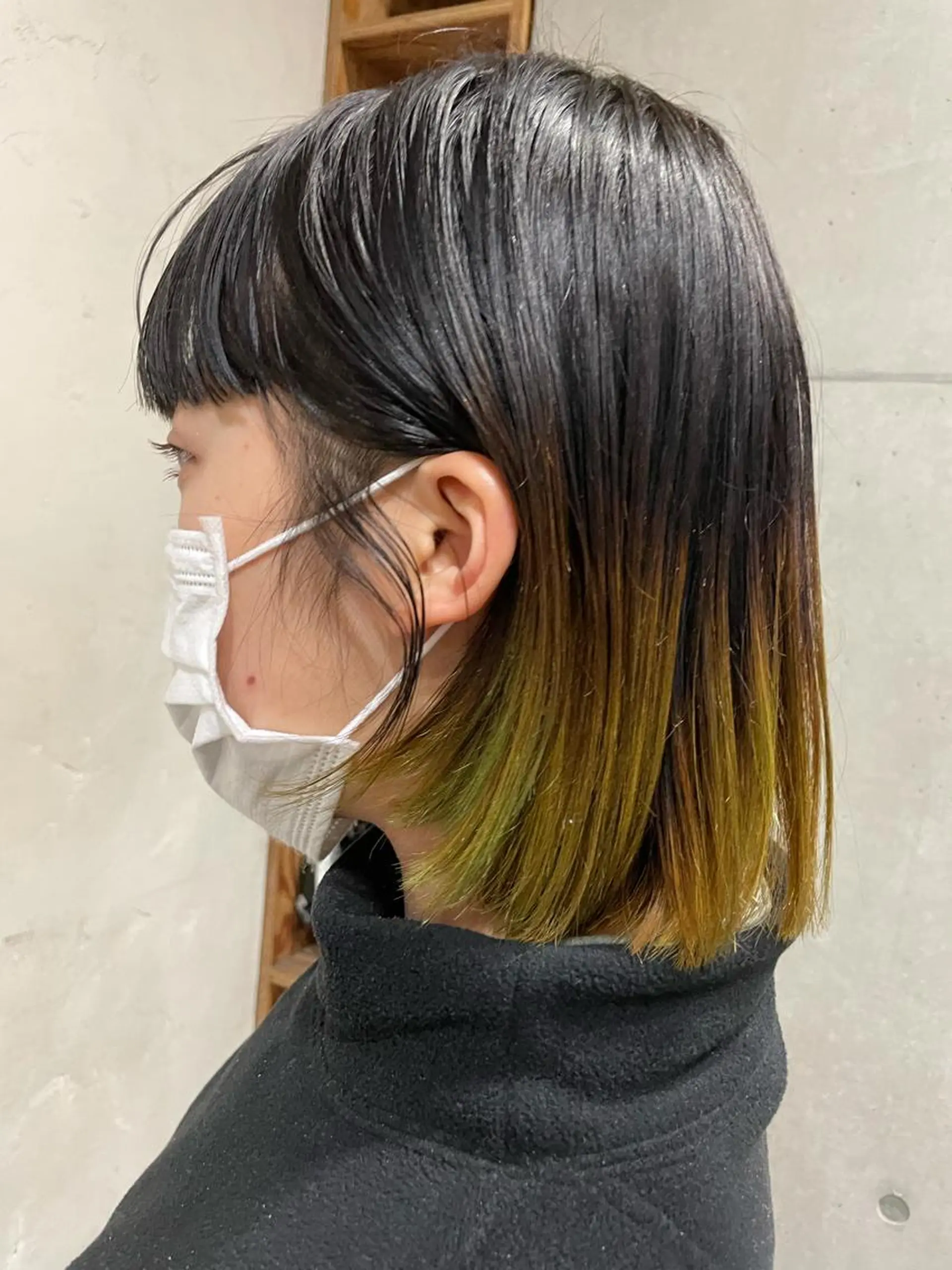 ミディアム カラー 高橋 りかのヘアスタイル