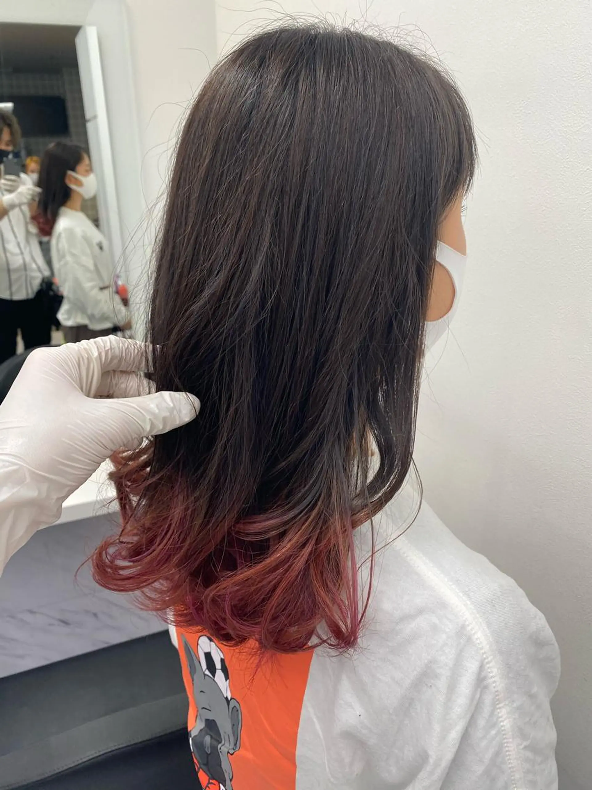 ショート カラー ヘアアレンジ メンズ特化 水口湧太のヘアスタイル