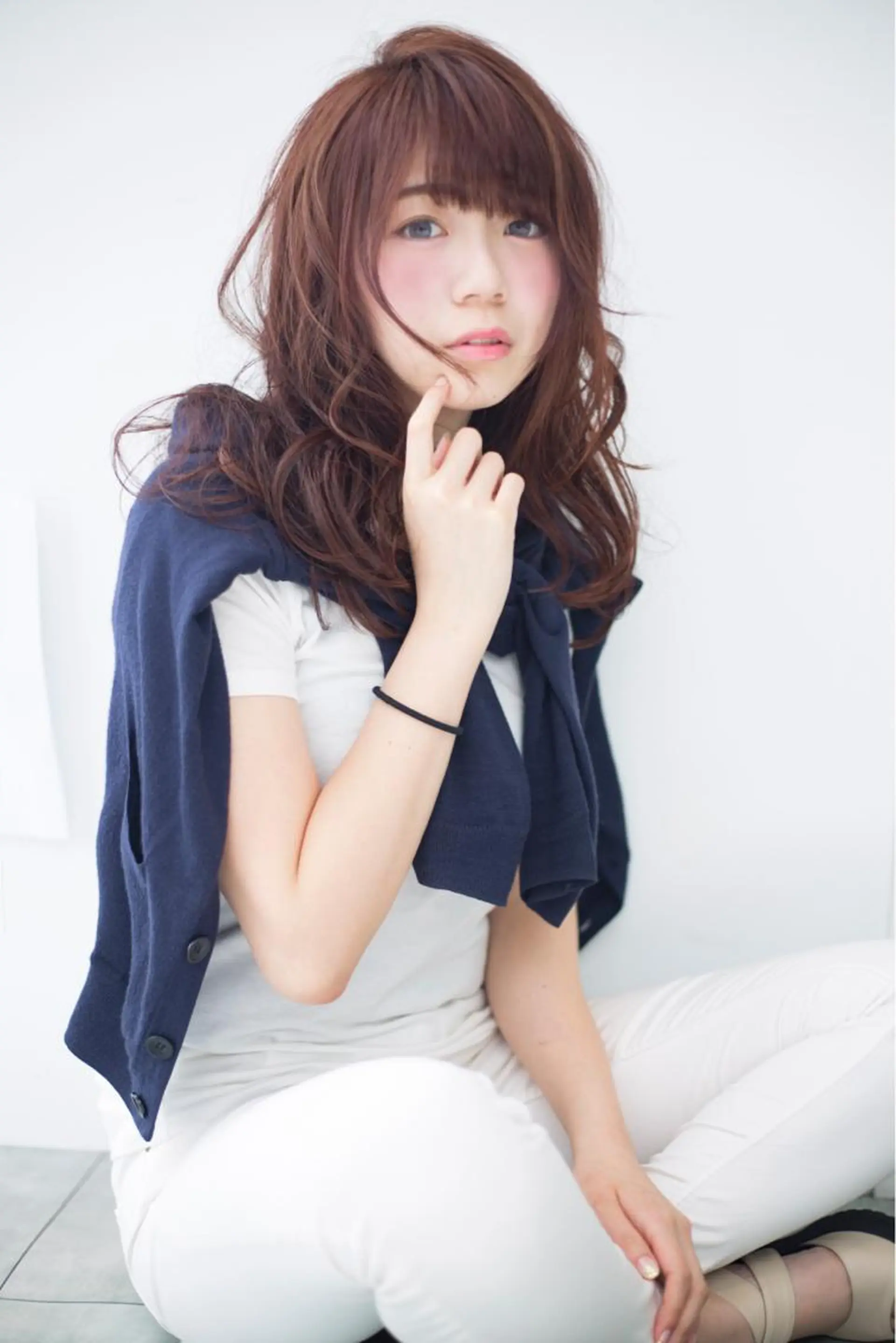 ショート ミディアム セミロング ロング カラー Re:ta Hair 飯田淳平のヘアスタイル