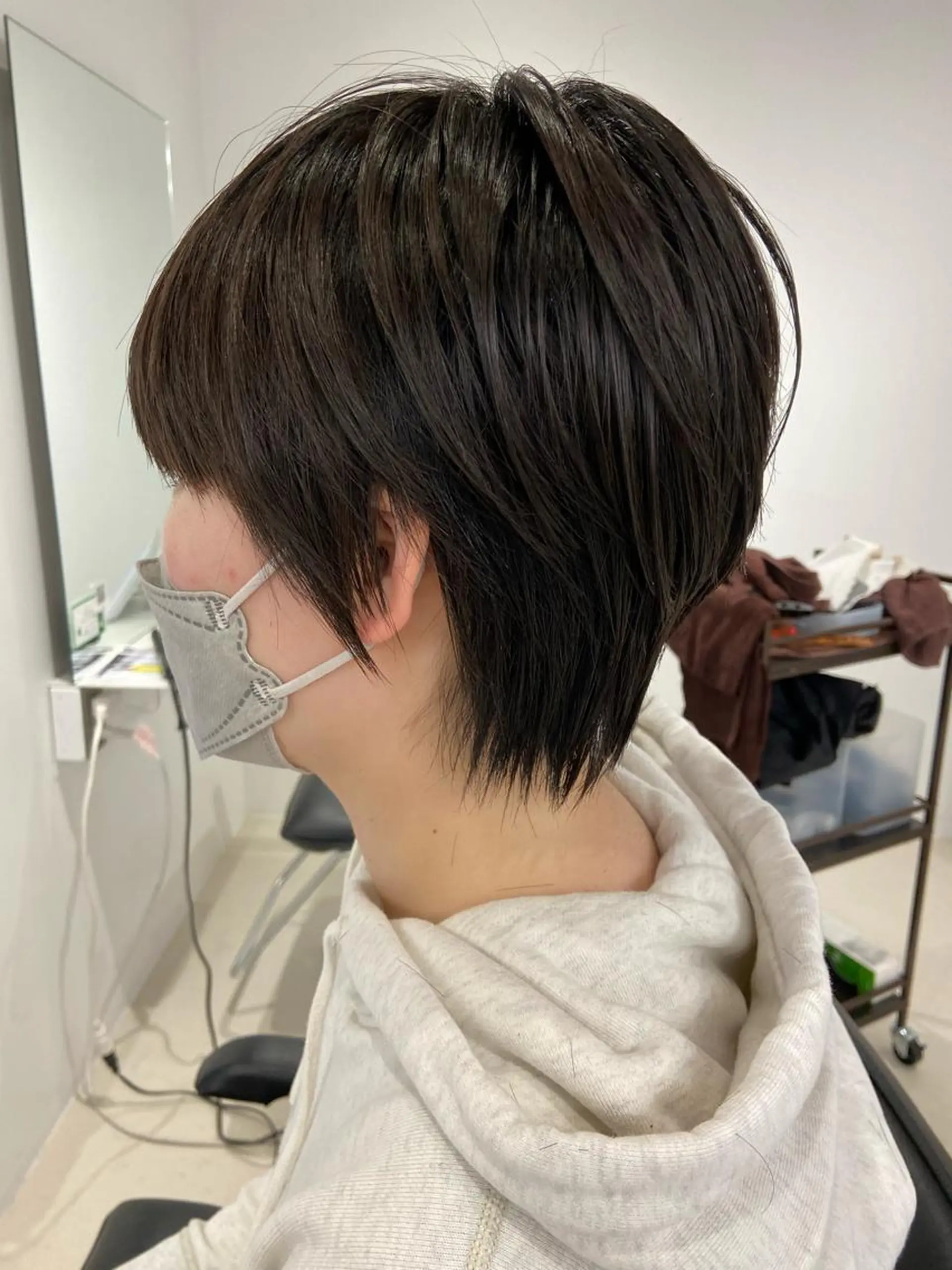 ショート 髪質改善カラー✨質感 ショート✨石山航のヘアスタイル