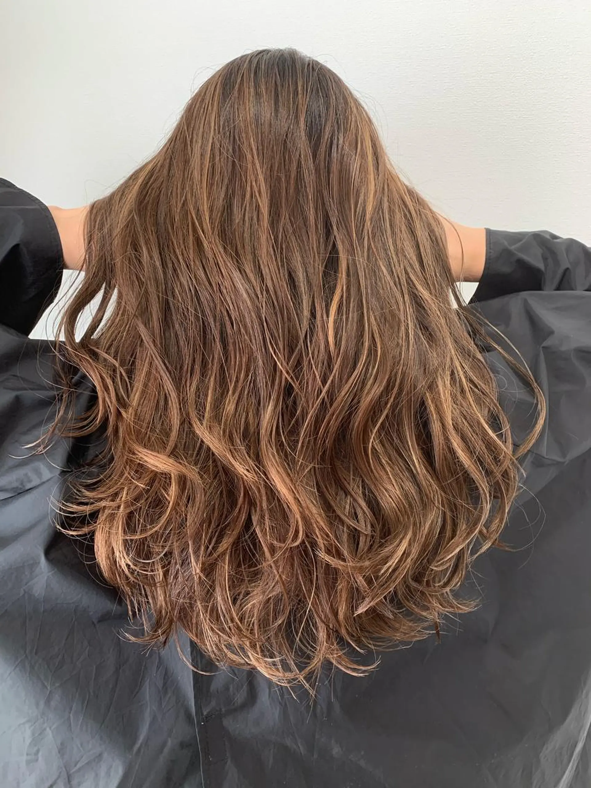 ロング カラー 縮毛矯正/髪質改善 /韓国風　山川春輝のヘアスタイル