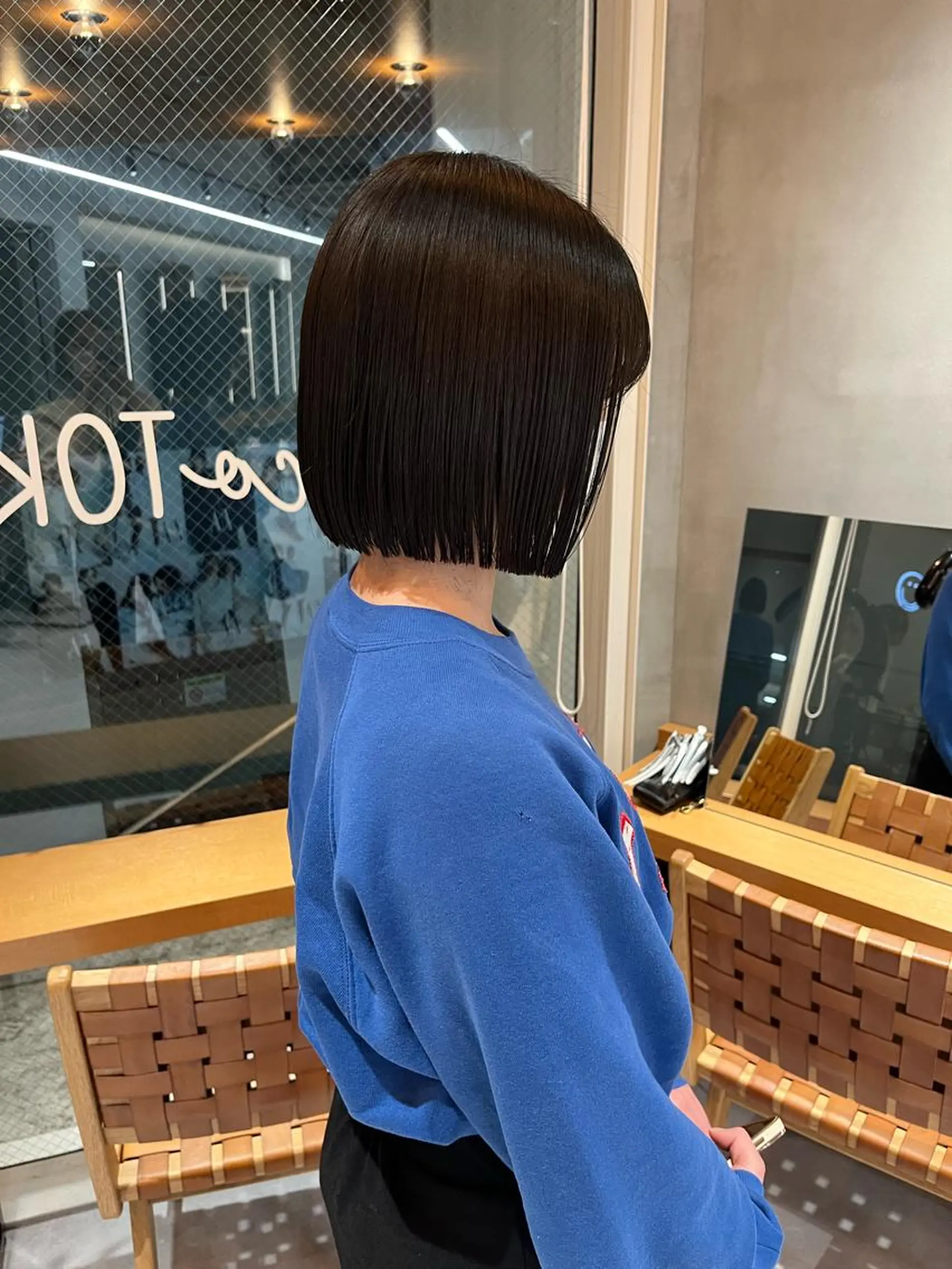 ミディアム カラー カット ヘアカラー トリートメント ボブ&顔まわりレ イヤー♡TOMOE♡のヘアスタイル