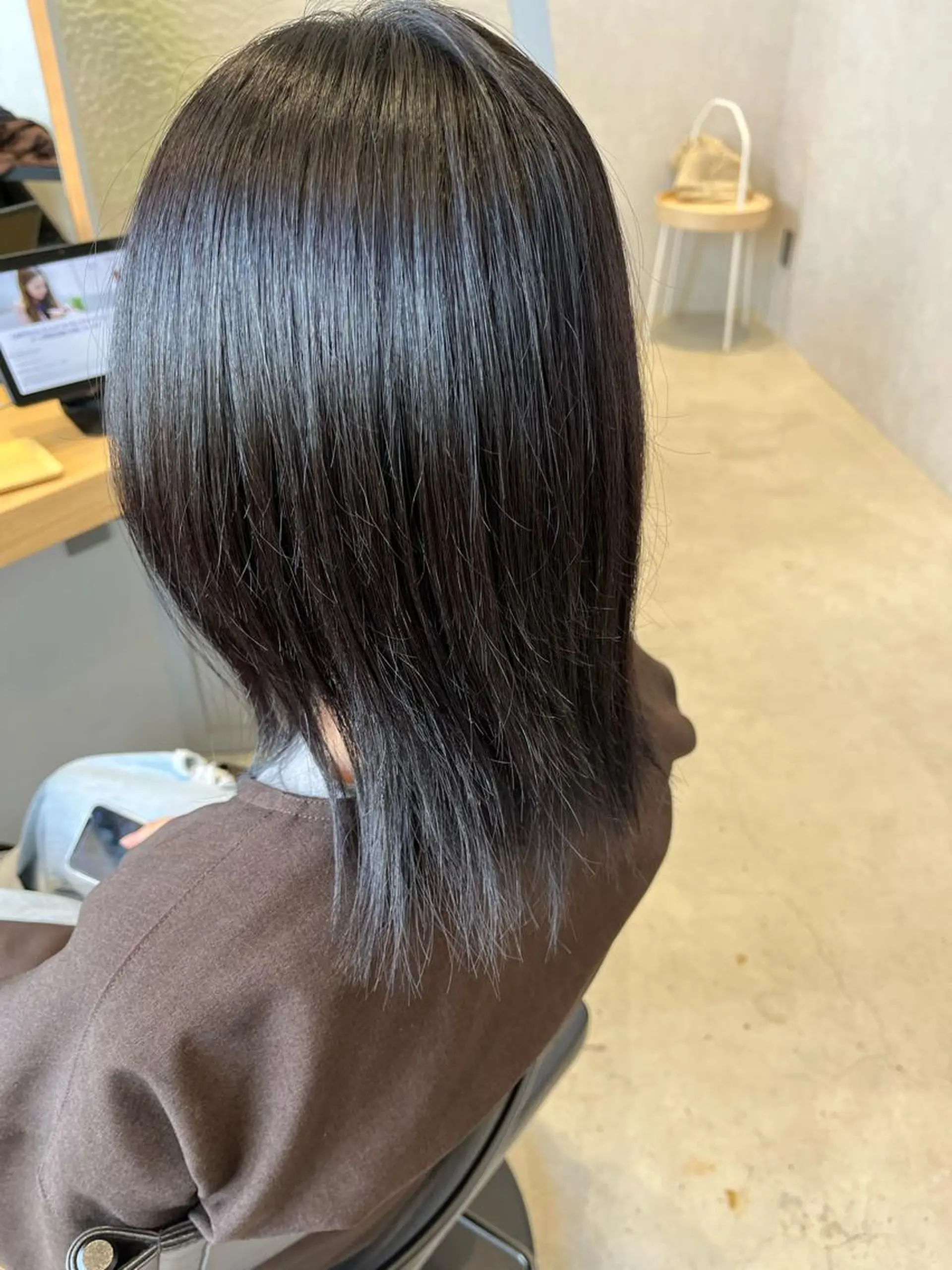 カラー ブラウンカラー 福島 果音のヘアスタイル