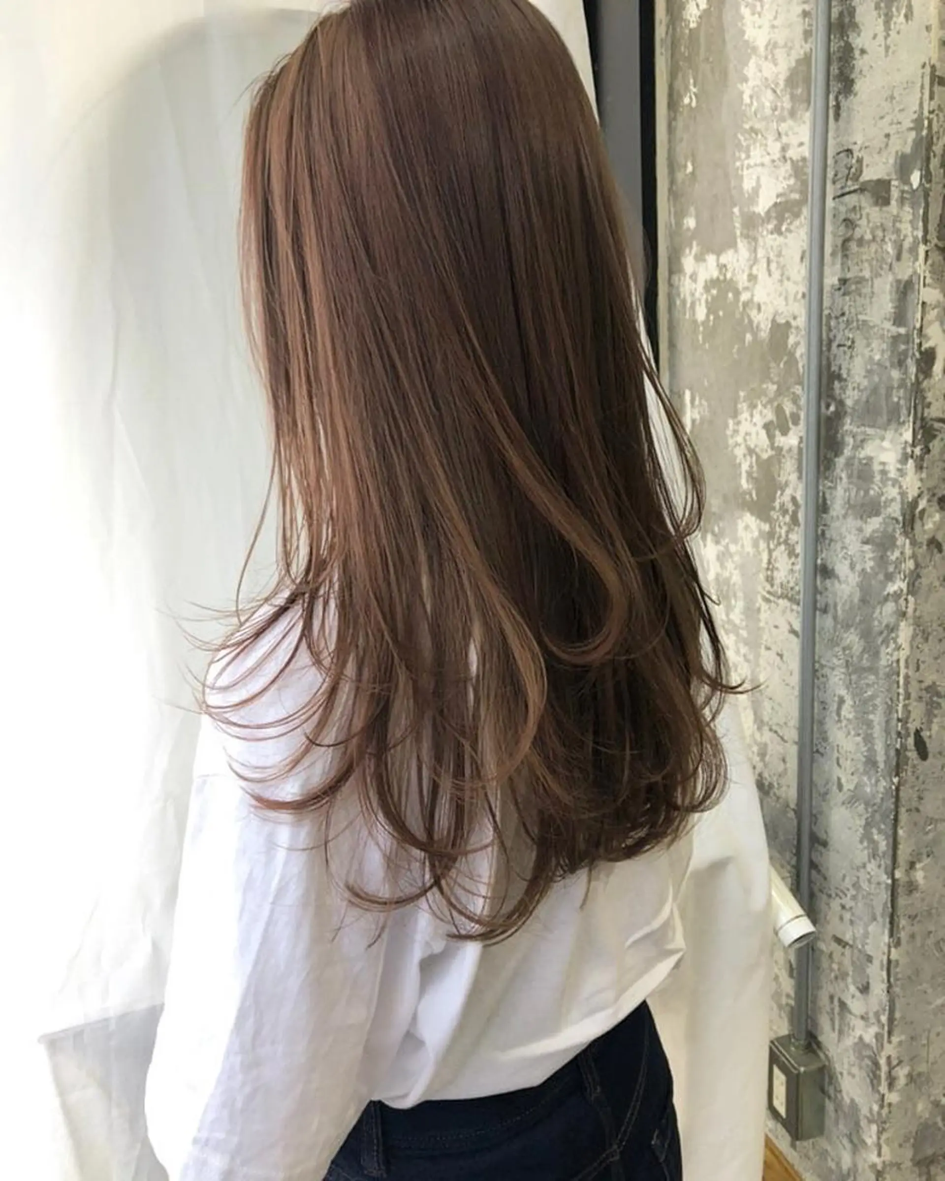 ロング カラー Pia ツボイ ケイタのヘアスタイル