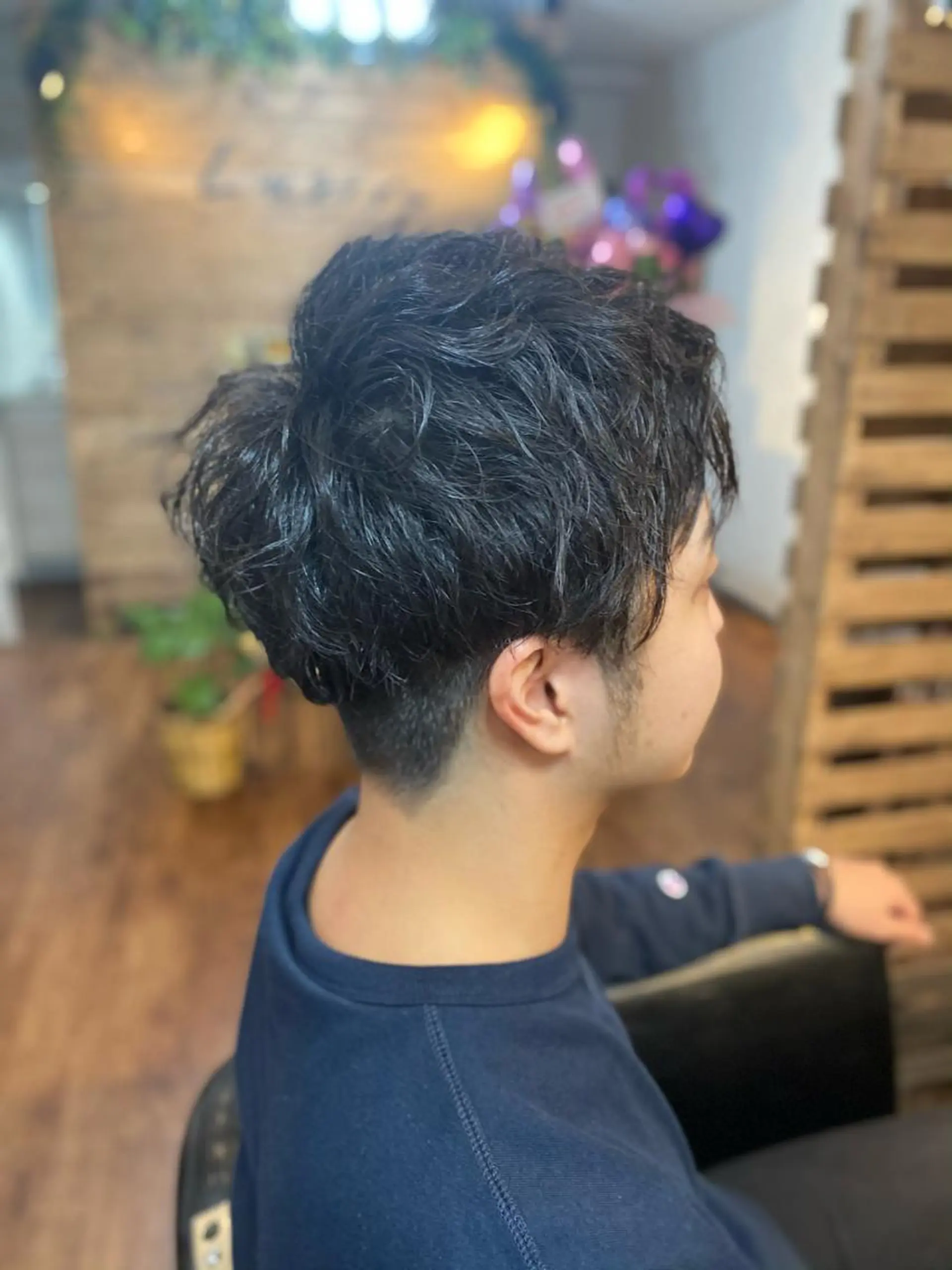 ショート メンズ メンズパーマ Lizir  ルズィール所属・Luzir⭐︎ GEN⭐︎のヘアスタイル