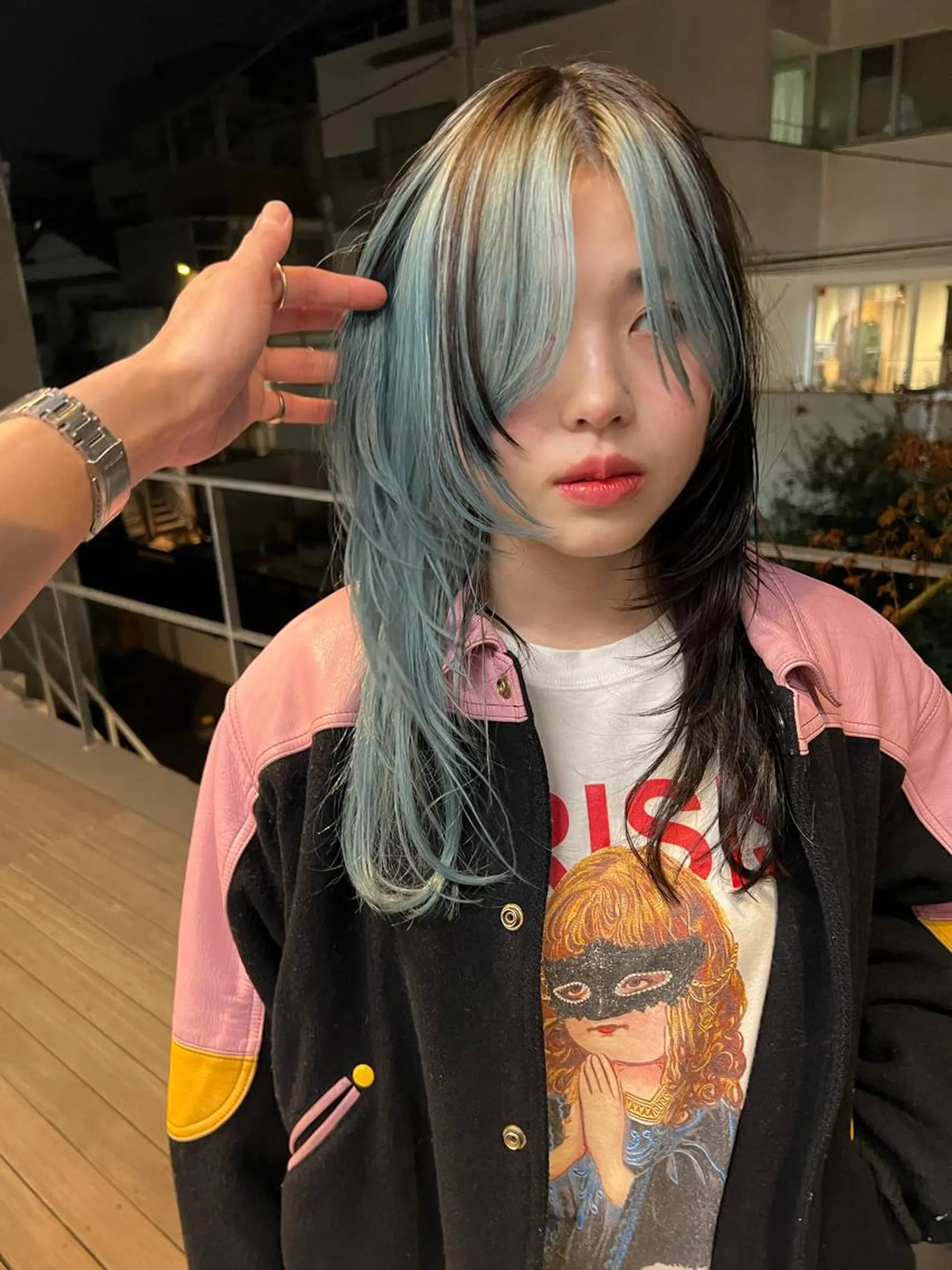 ミディアム レイヤーカット カット ヘアカラー sakoda shunkiのヘアスタイル