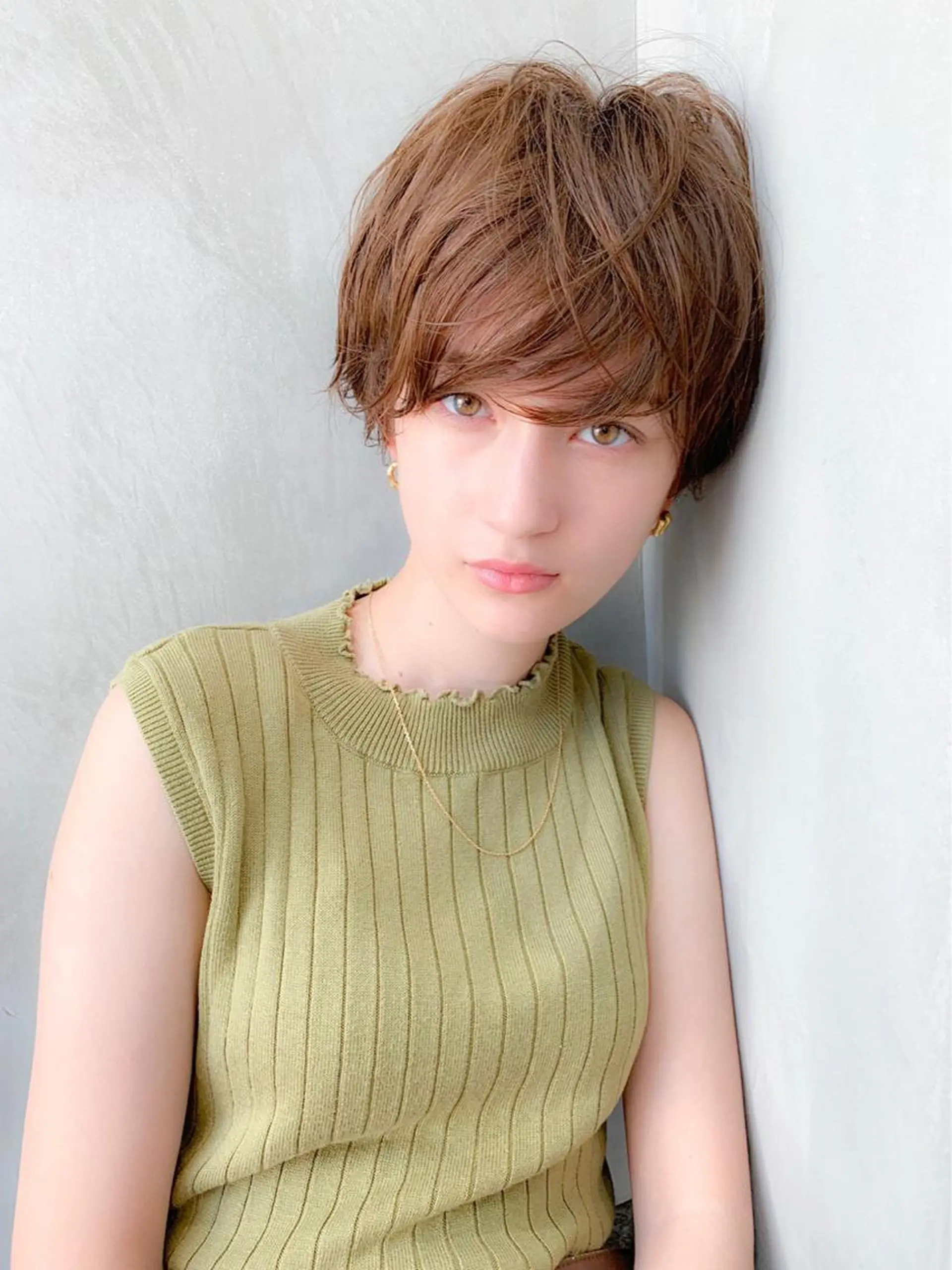 ショート カラー カット ヘアカラー トリートメント 🉐レイヤー/塩見 弘樹🉐渋谷のヘアスタイル